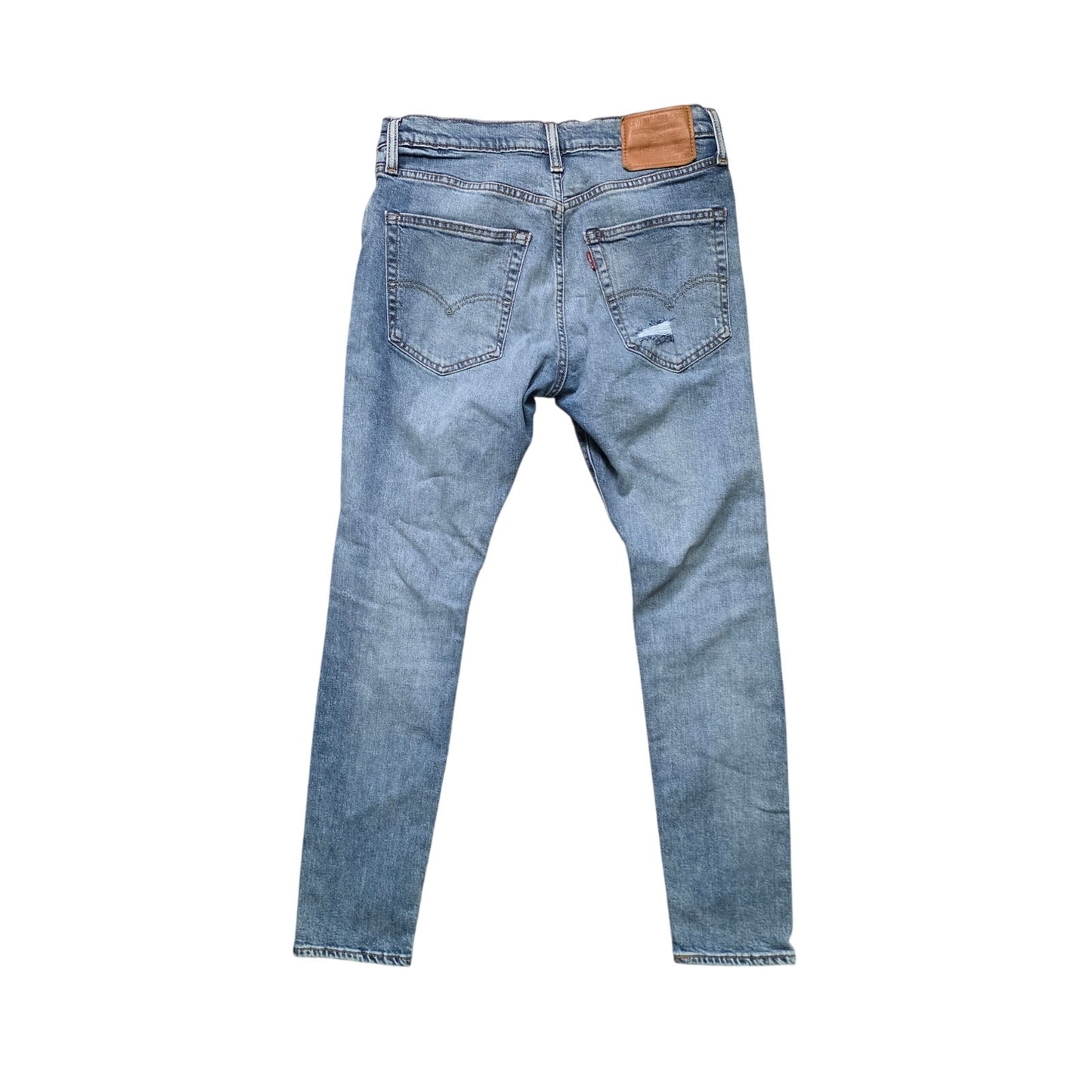 Levi’s big E Premium Skinny Taper Tattered Jeans Men’s 32x30 Blue Denim