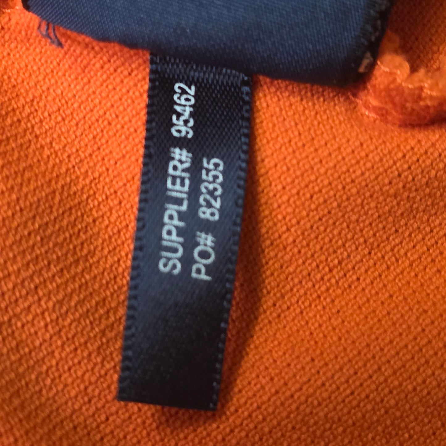Ralph Lauren Polo Shirt Women’s XL Orange Slim Fit Stretch