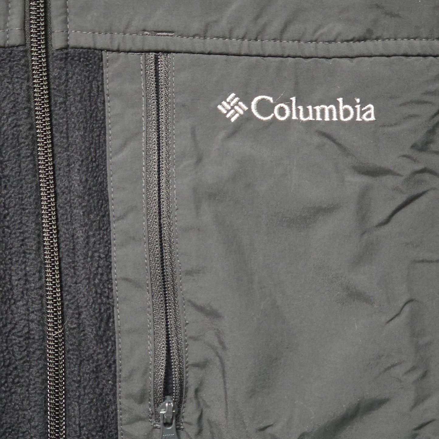 Columbia Steens Mountain Fleece Jacket Men’s S Black Overlay