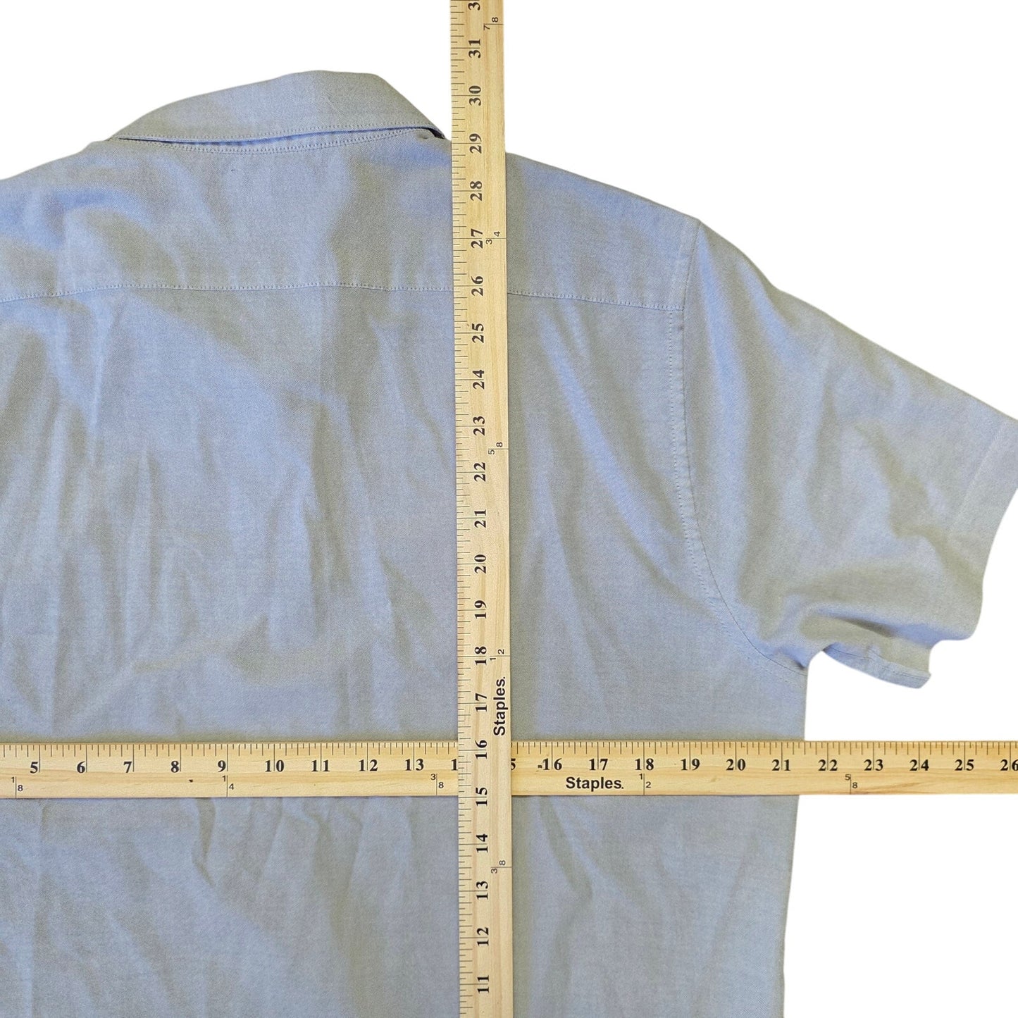 RVCA That’ll Do Stretch Short Sleeve Shirt Men’s Large Pavement Cotton‑Blend Casual Button‑Up