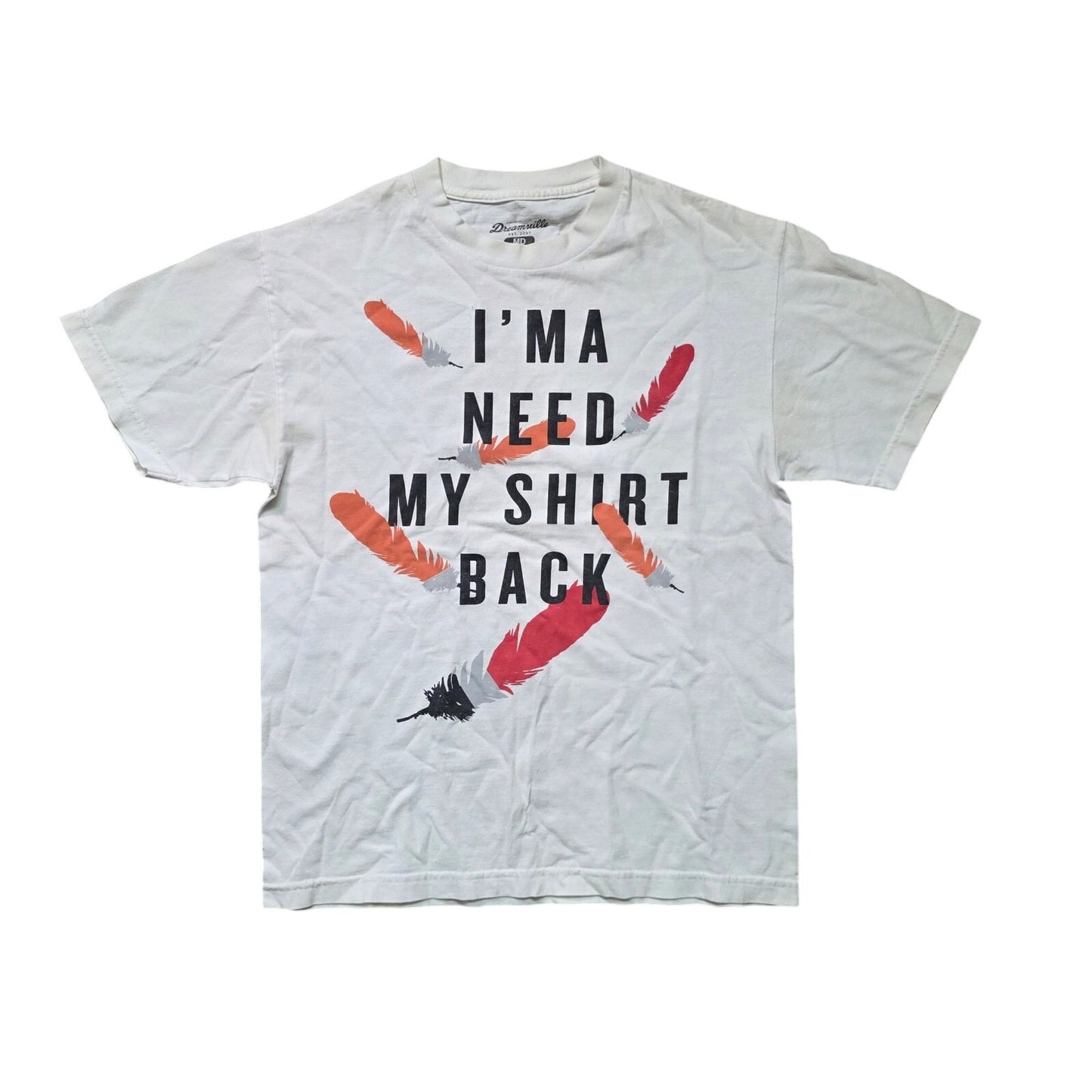 J. Cole I’ma Need My Shirt Back Forest Hills Drive Tour T-Shirt Men’s Medium White