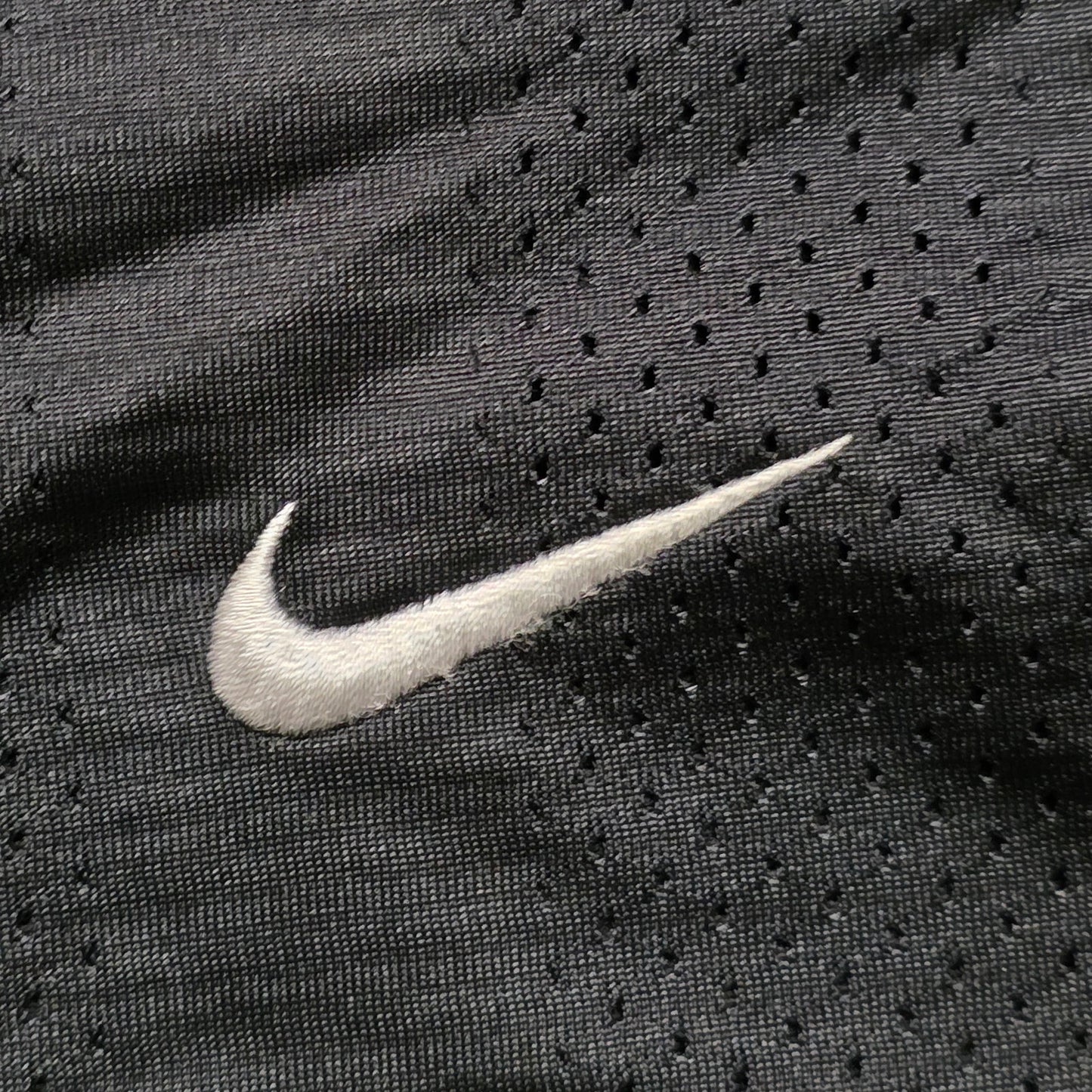 Nike Hoops Basketball Shorts Men’s L Black Silver Lined Baggie