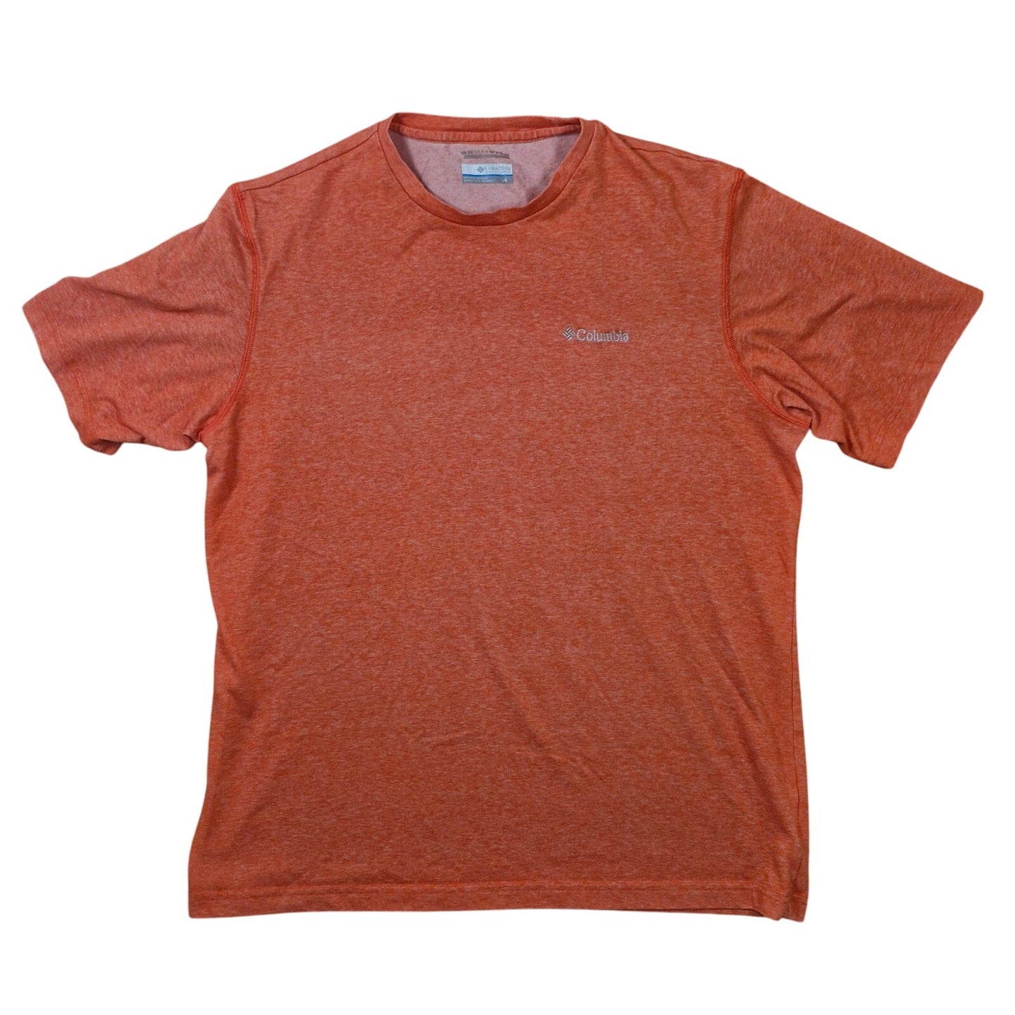 COLUMBIA SHIRT MENS SIZE MEDIUM ORANGE