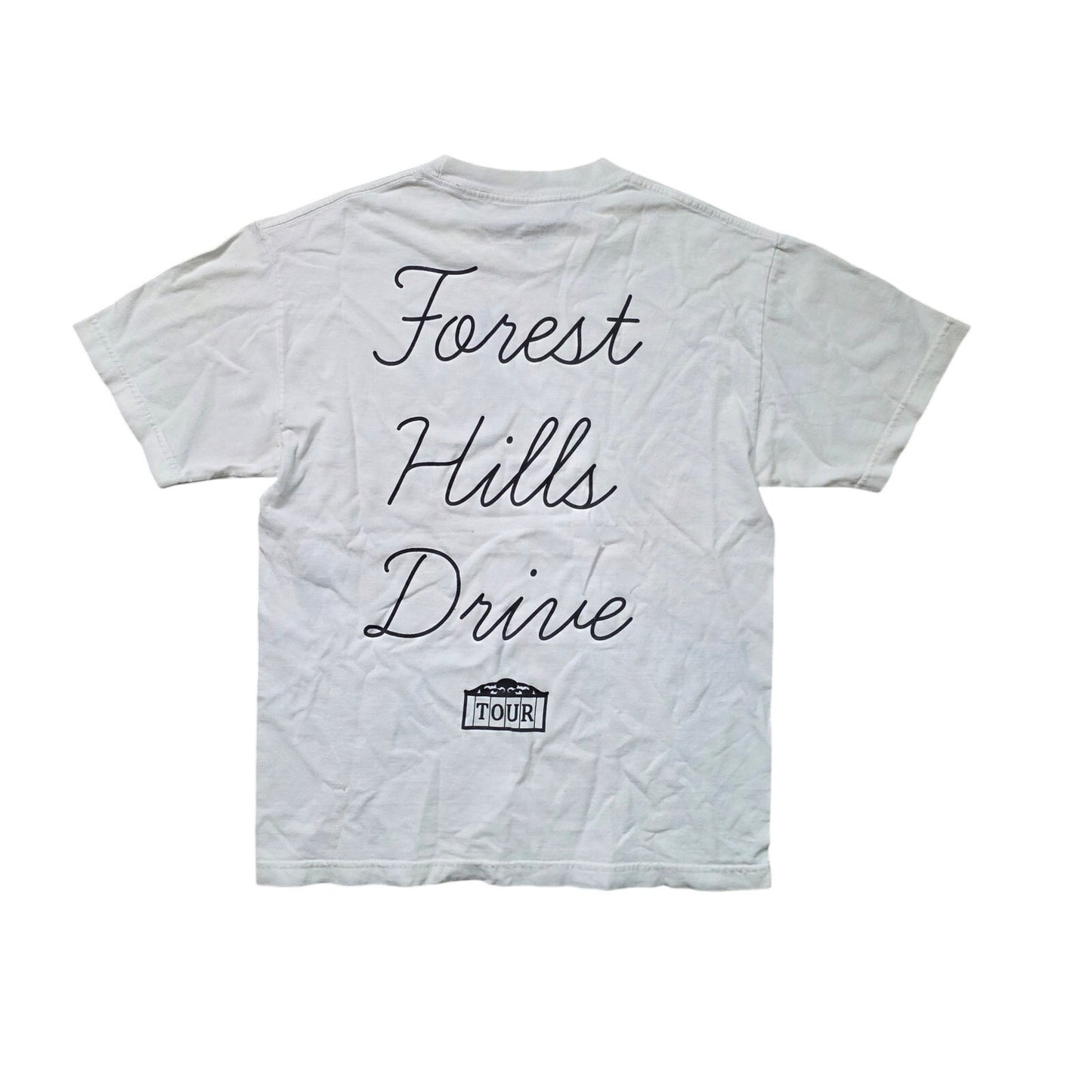 J. Cole I’ma Need My Shirt Back Forest Hills Drive Tour T-Shirt Men’s Medium White
