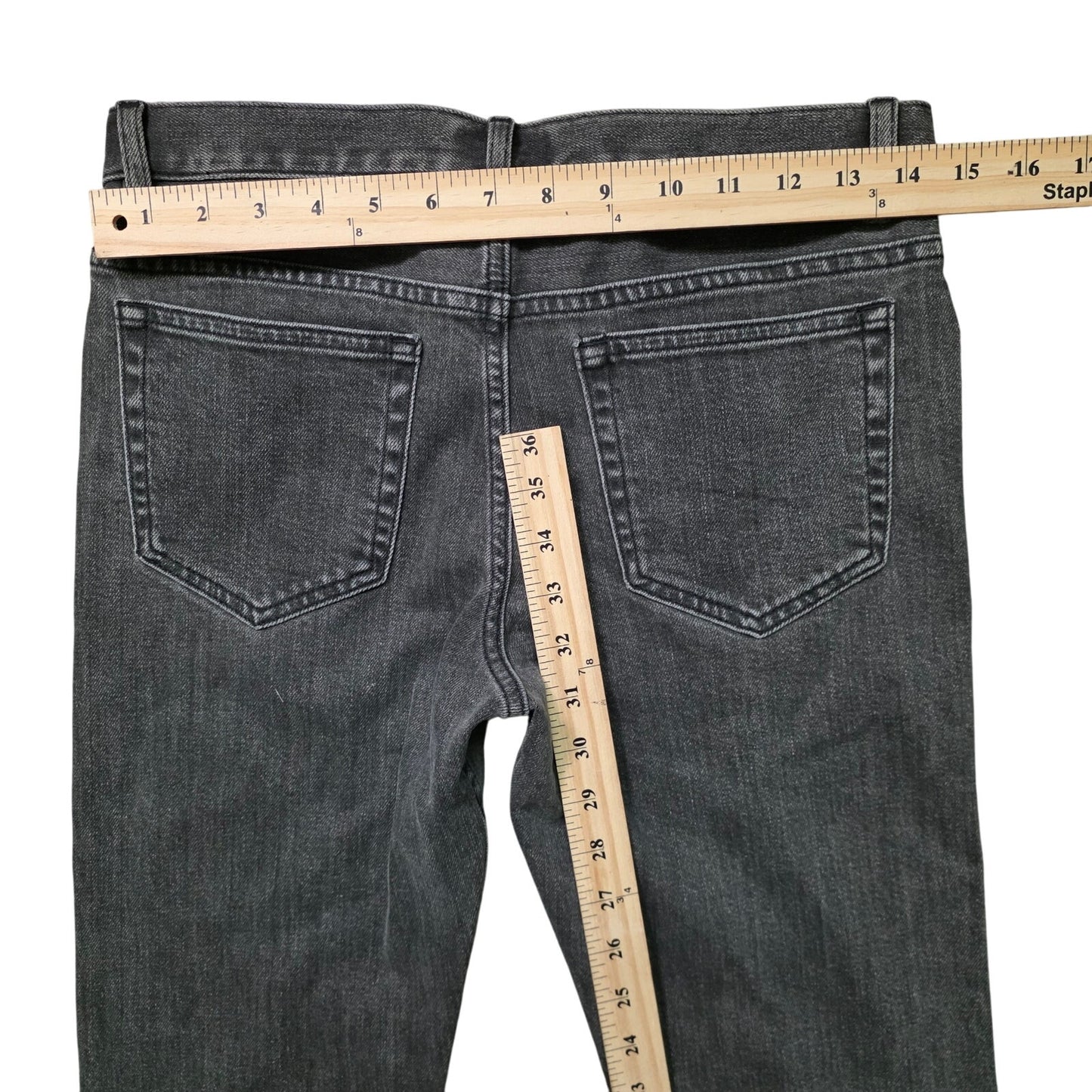 APC Petit New Standard Jeans Men 28 Dark Grey Denim Slim Fit