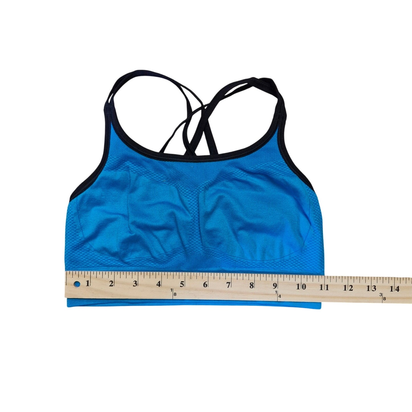 Champion Blue Sports Bra Women’s Size Medium High Compression Fit