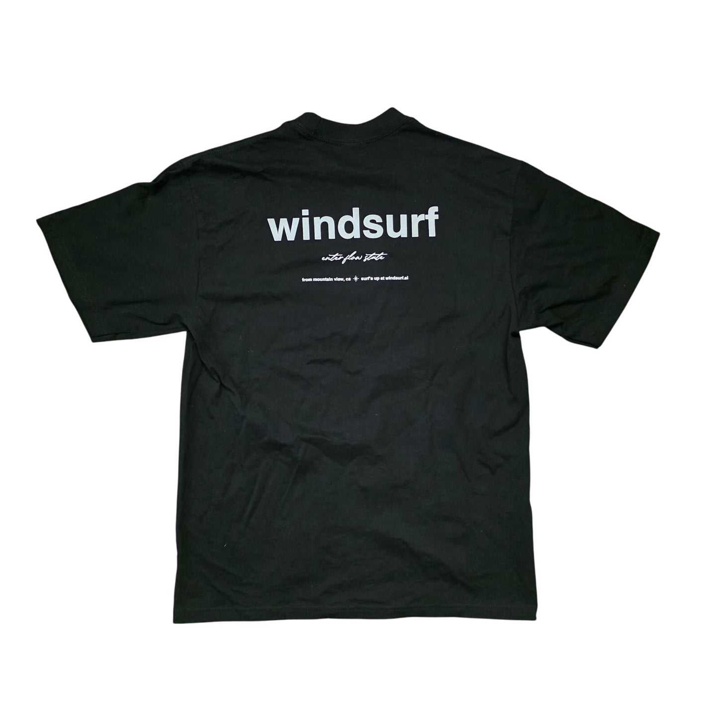 Shaka Wear Windsurf T-Shirt Men’s Large Black Graphic