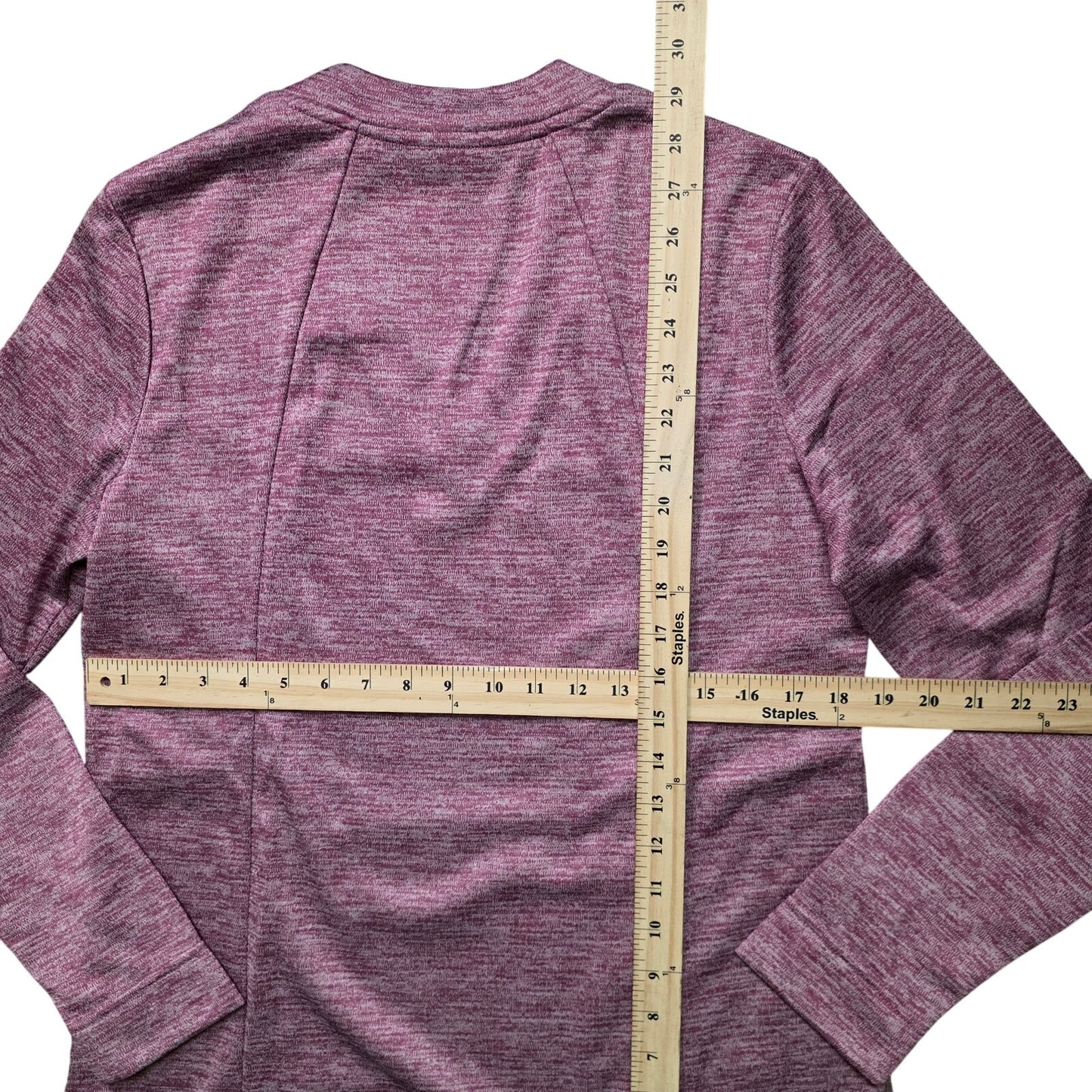 Jockey Active Thermal Sweater Women M Pink Long Sleeve Kangaroo Pocket NWT