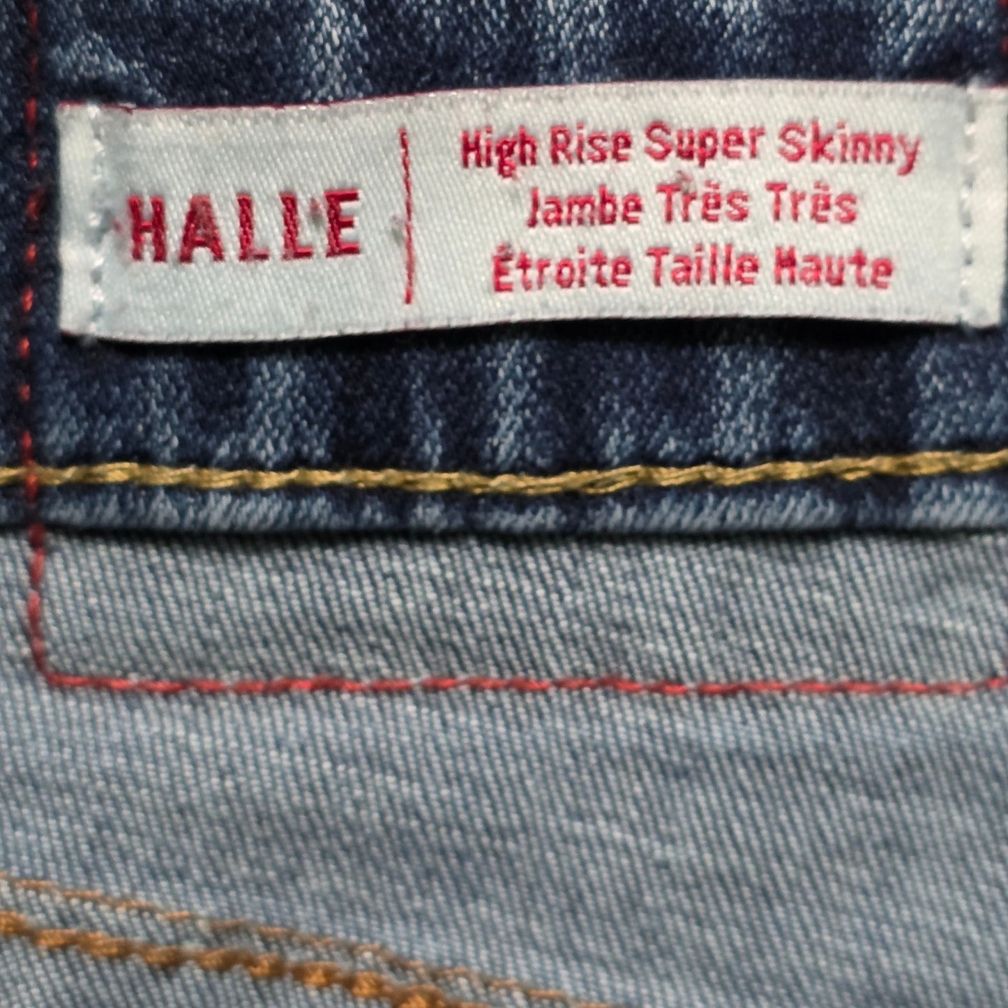 True Religion Halle High Rise Super Skinny Jeans Women’s 29 Dark Wash Denim