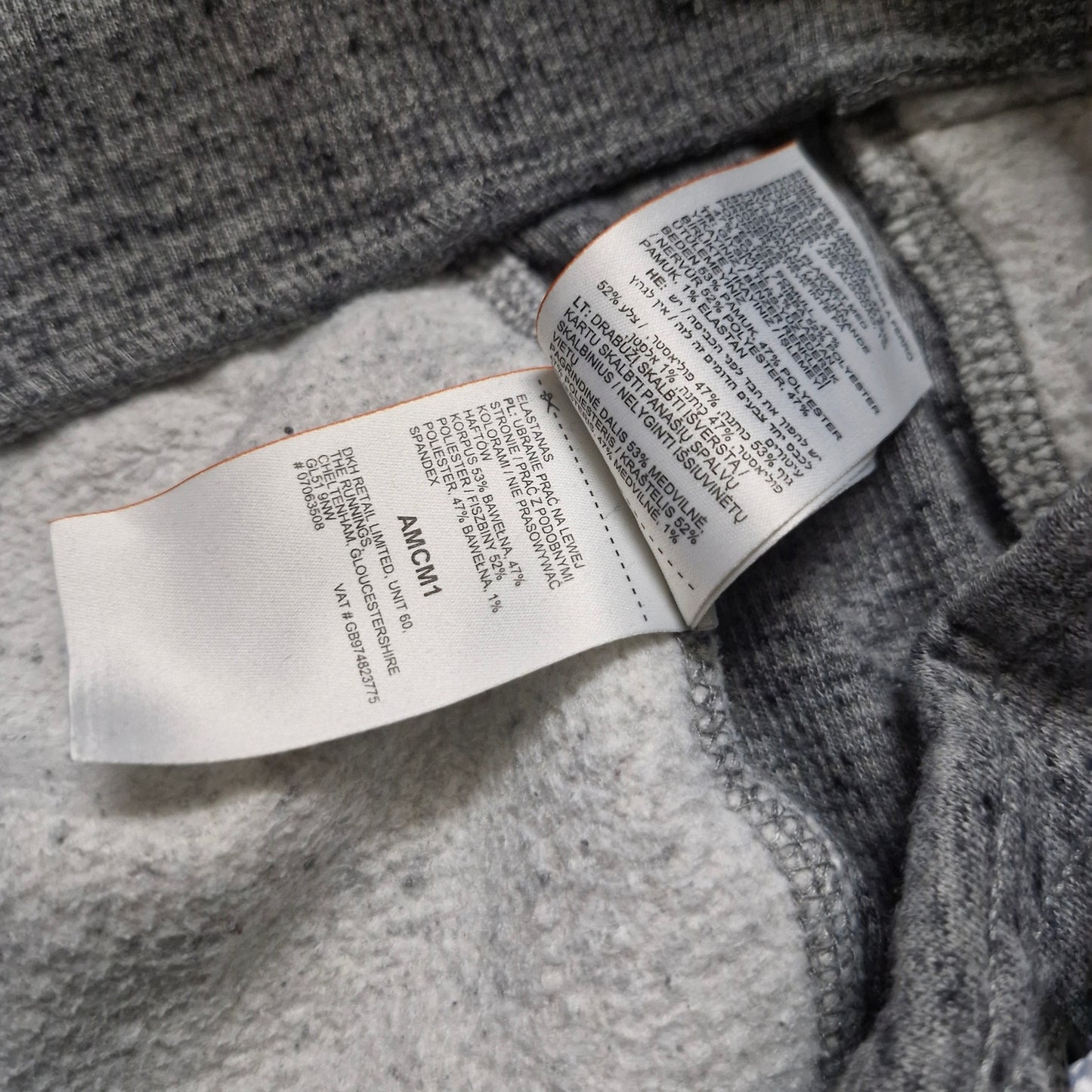 Superdry Men’s Grey Slim Fit Joggers Size XL Track Pants Style 6971954