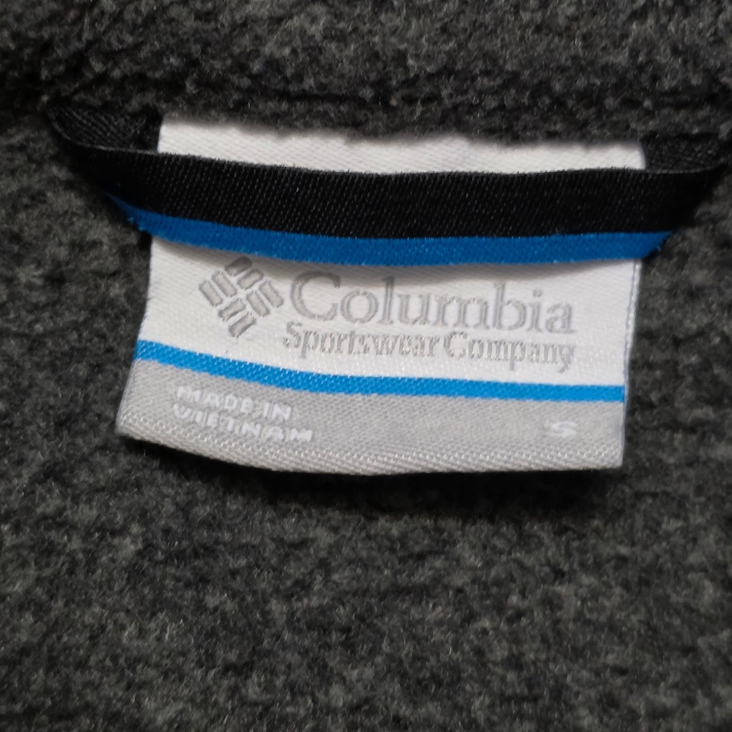 Columbia Michigan Wolverines Fleece Jacket Men’s S Gray Full Zip