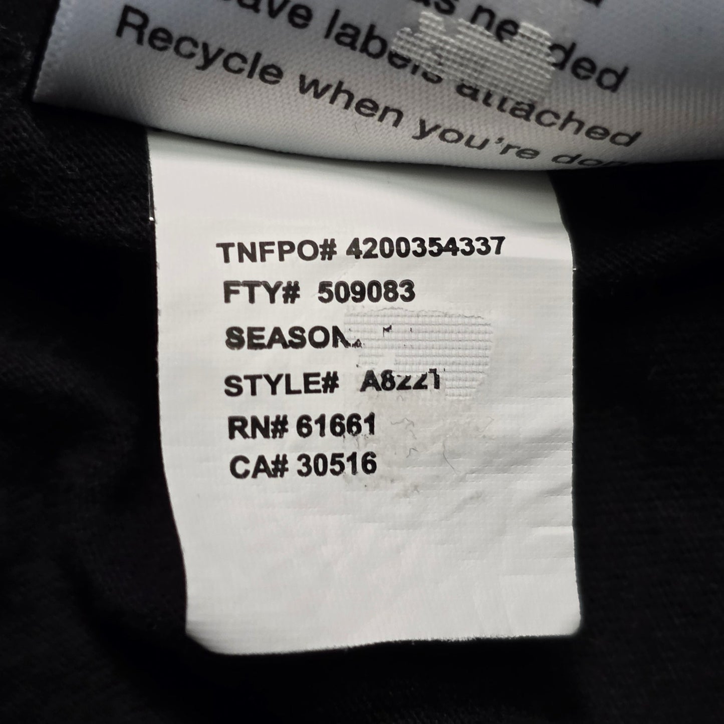 The North Face Easy T-Shirt Women’s Large Black Outdoor Graphic Tee