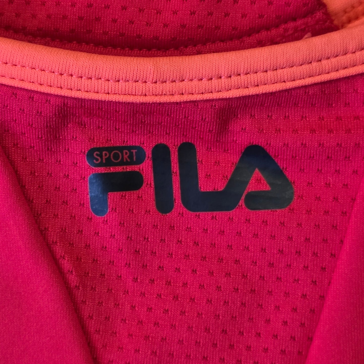 Fila Sport Tank Top Women’s XL Pink Athletic Stretch Built In Bra