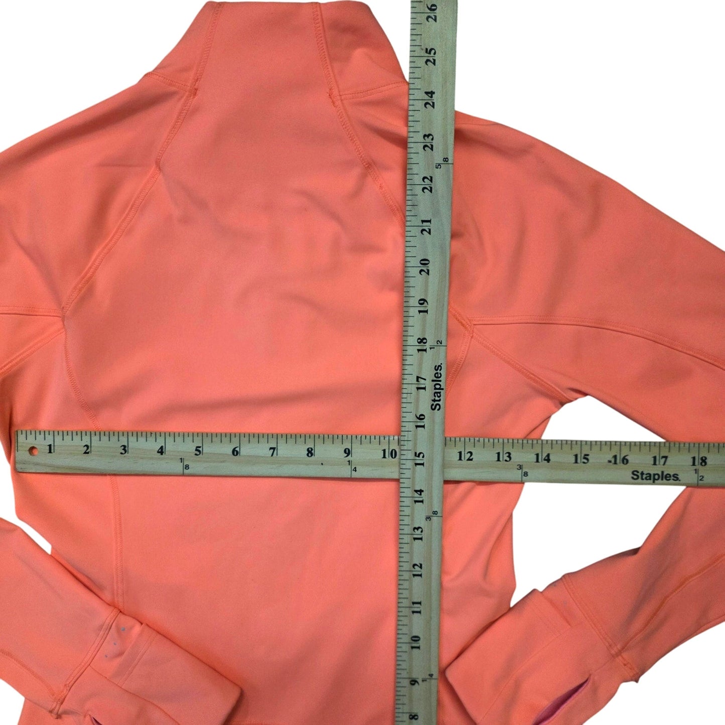 Athleta Half Zip Pullover Women XXS Pink Seamless Lightweight Jacket
