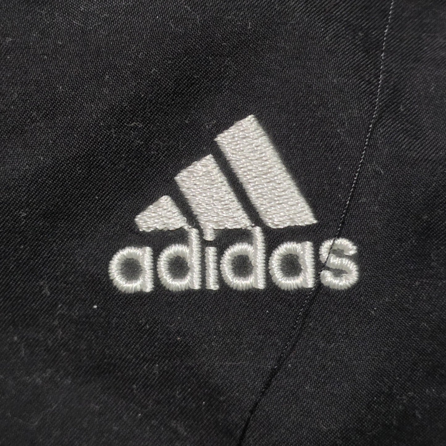 Adidas Track Pants Men’s Medium Black White 3-Stripes Polyester