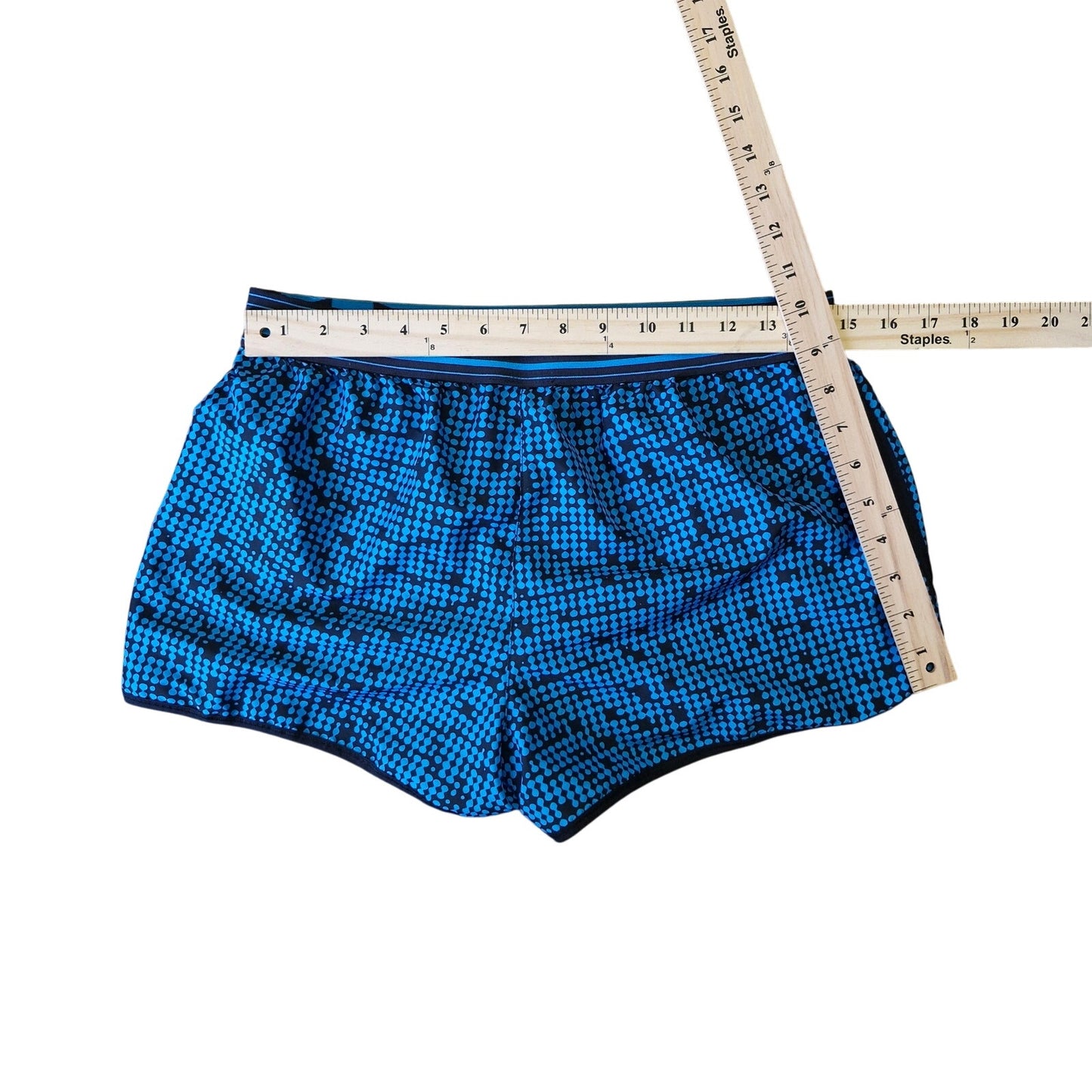 Under Armour HeatGear Perfect Pace Running Gym Shorts Women’s Medium Blue