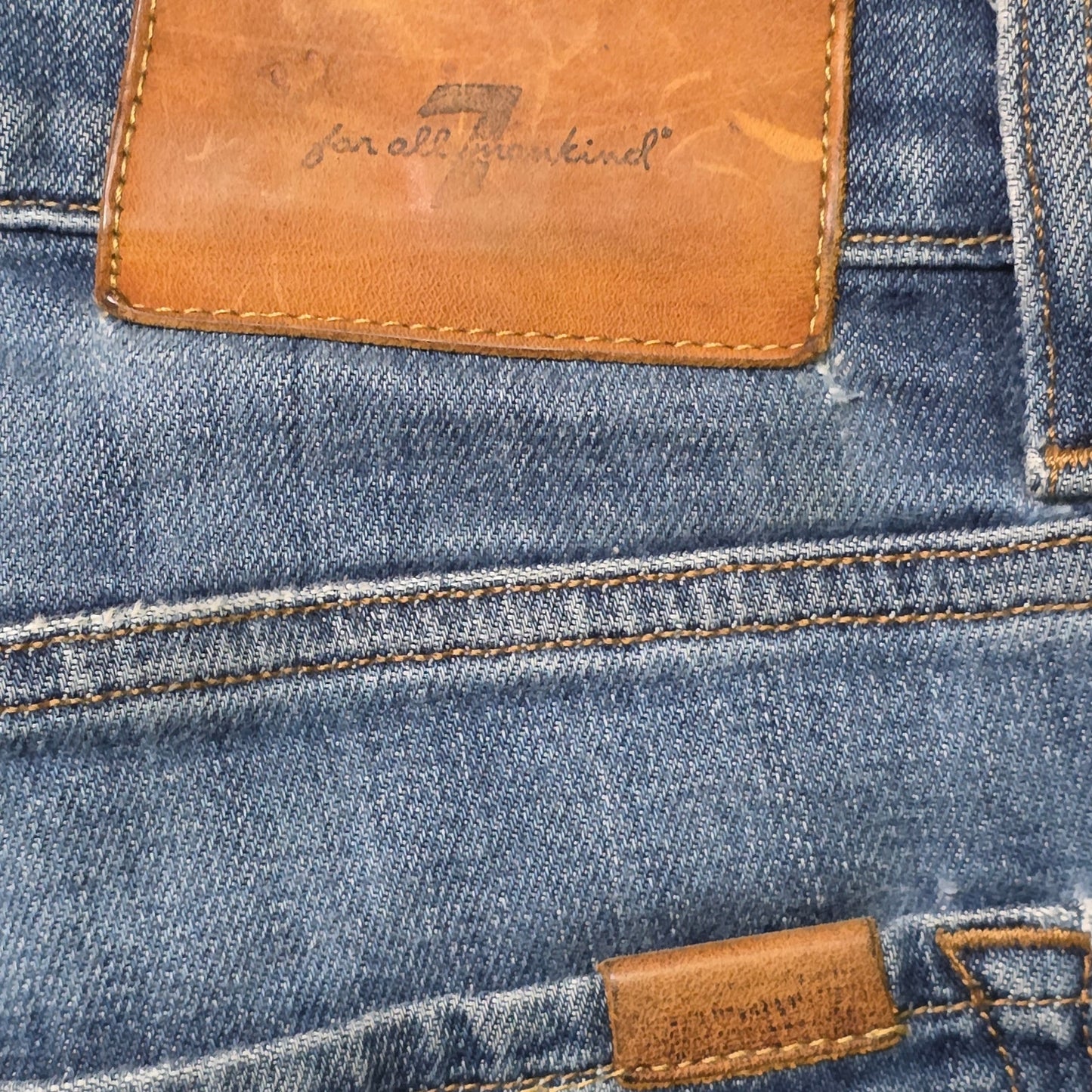 7 For All Mankind Denim Jeans Women’s 33 Blue Casual