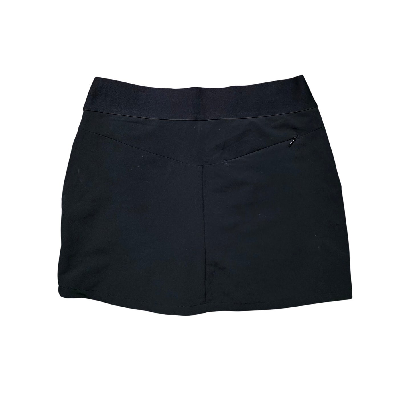 Greg Norman Golf Skort Women’s M Black Stretch Lined 3-Pocket