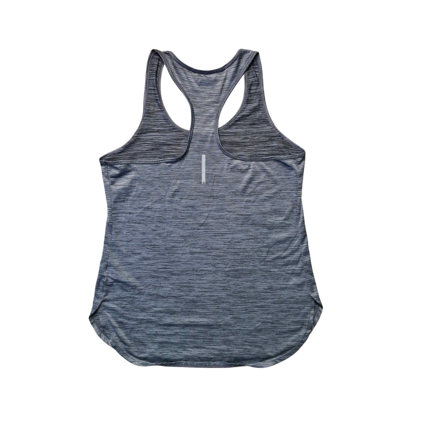 Reebok Dri‑FIT Tank Top Women’s Large Gray Racerback Workout Gym Shirt