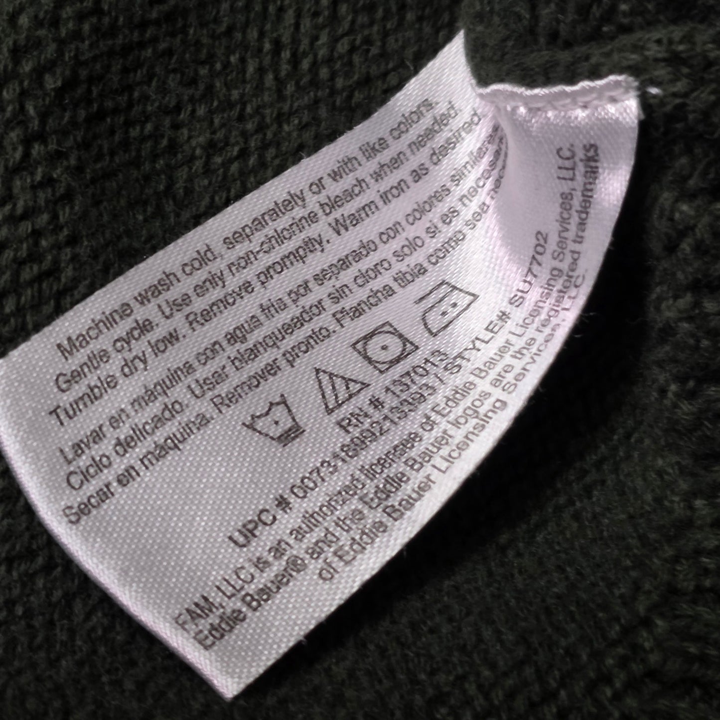 Eddie Bauer Combed Cotton Pullover Sweater Men’s M Green