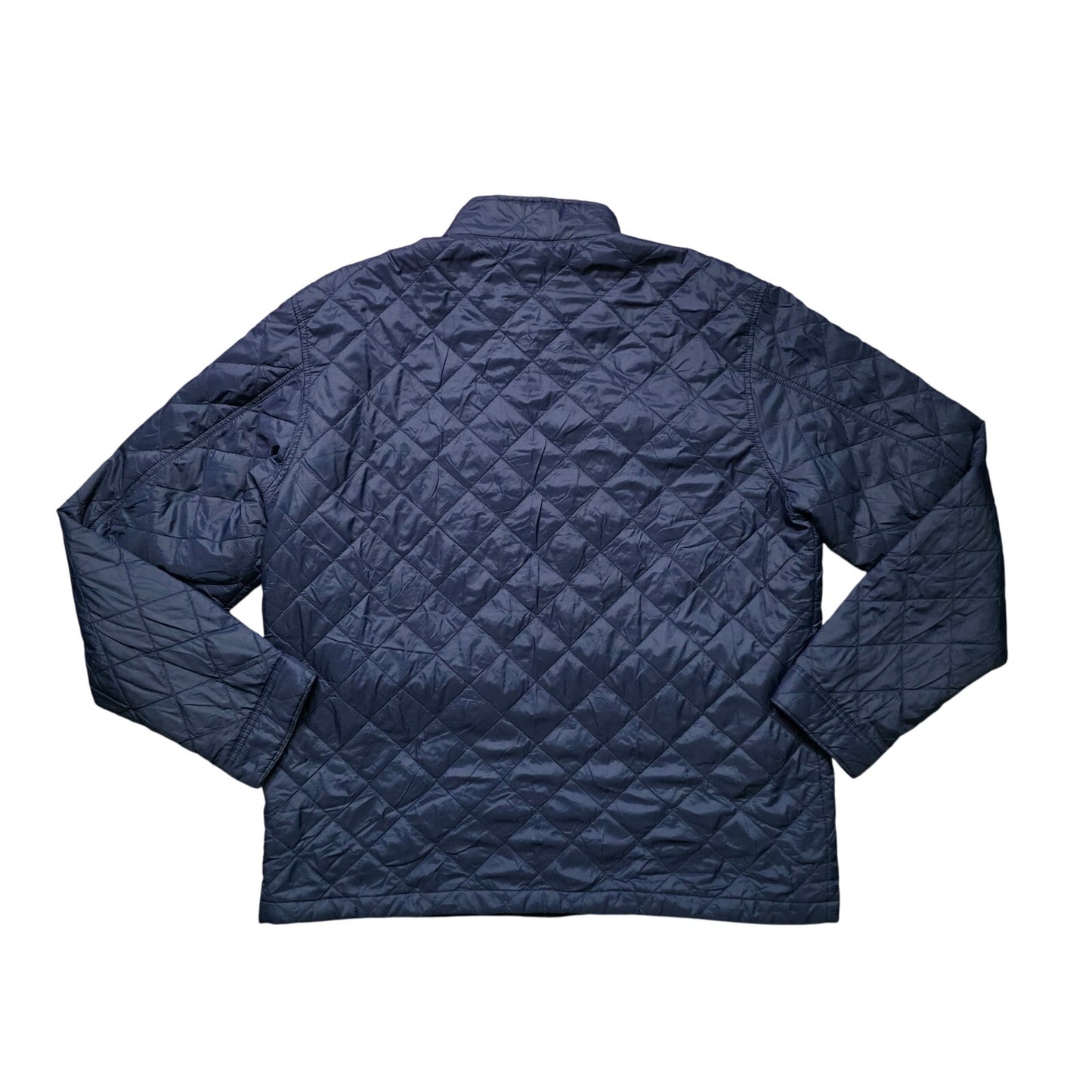 Old Navy Quilted Nylon Jacket Men XL Ink Blue