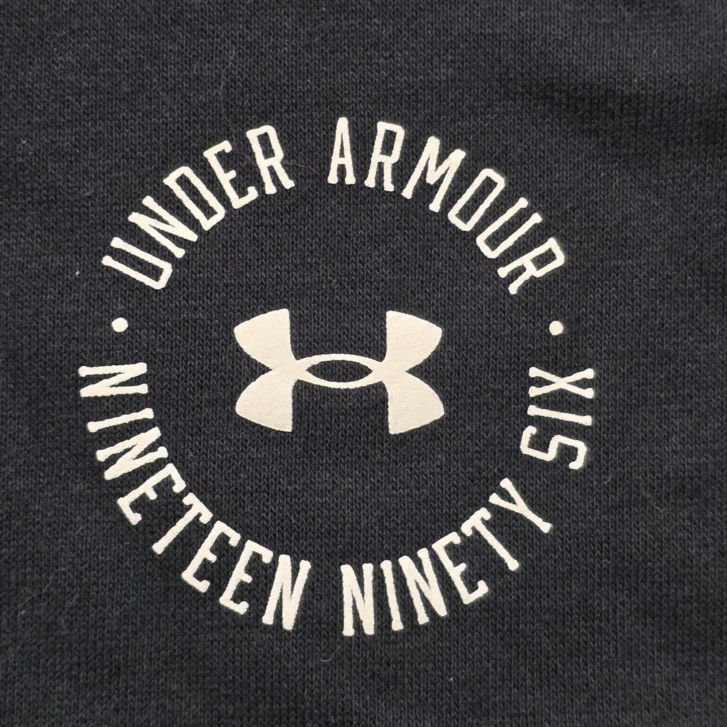 Under Armour Rival Fleece Colorblock Hoodie Women M Black/Steel/White