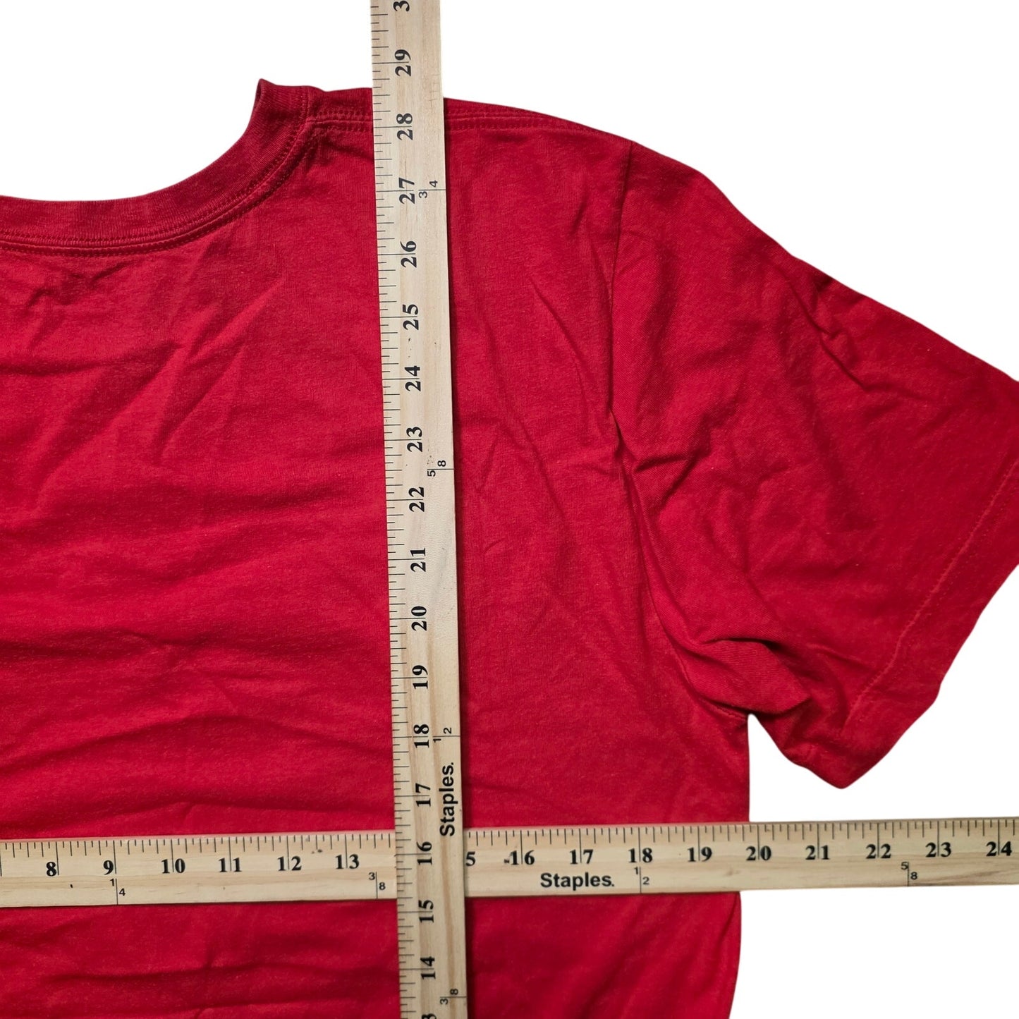 Nike Graphic T-Shirt Men’s L Red Crew Neck Athletic Logo
