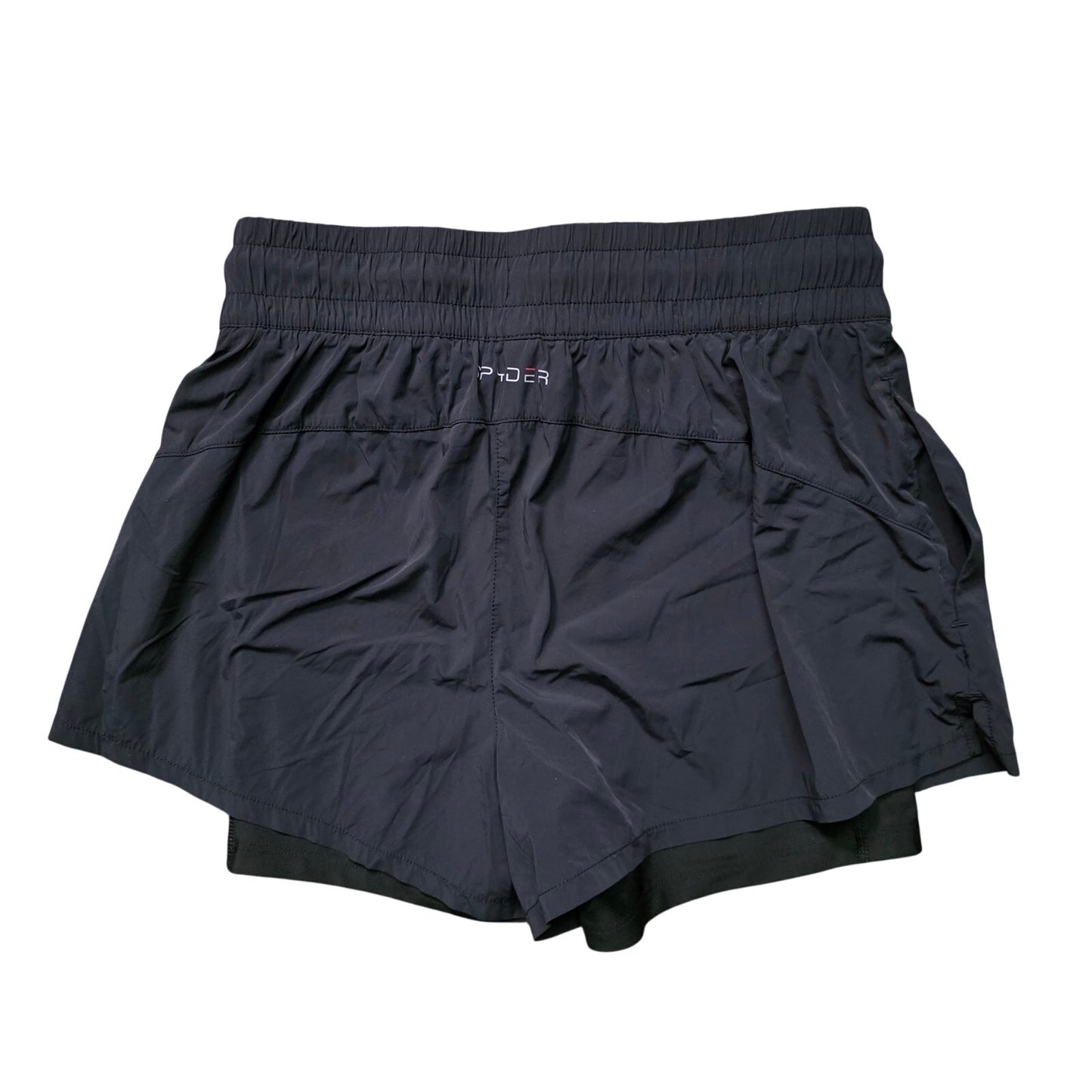 Spyder Women’s Black Lined Running Shorts Size S Gym Active