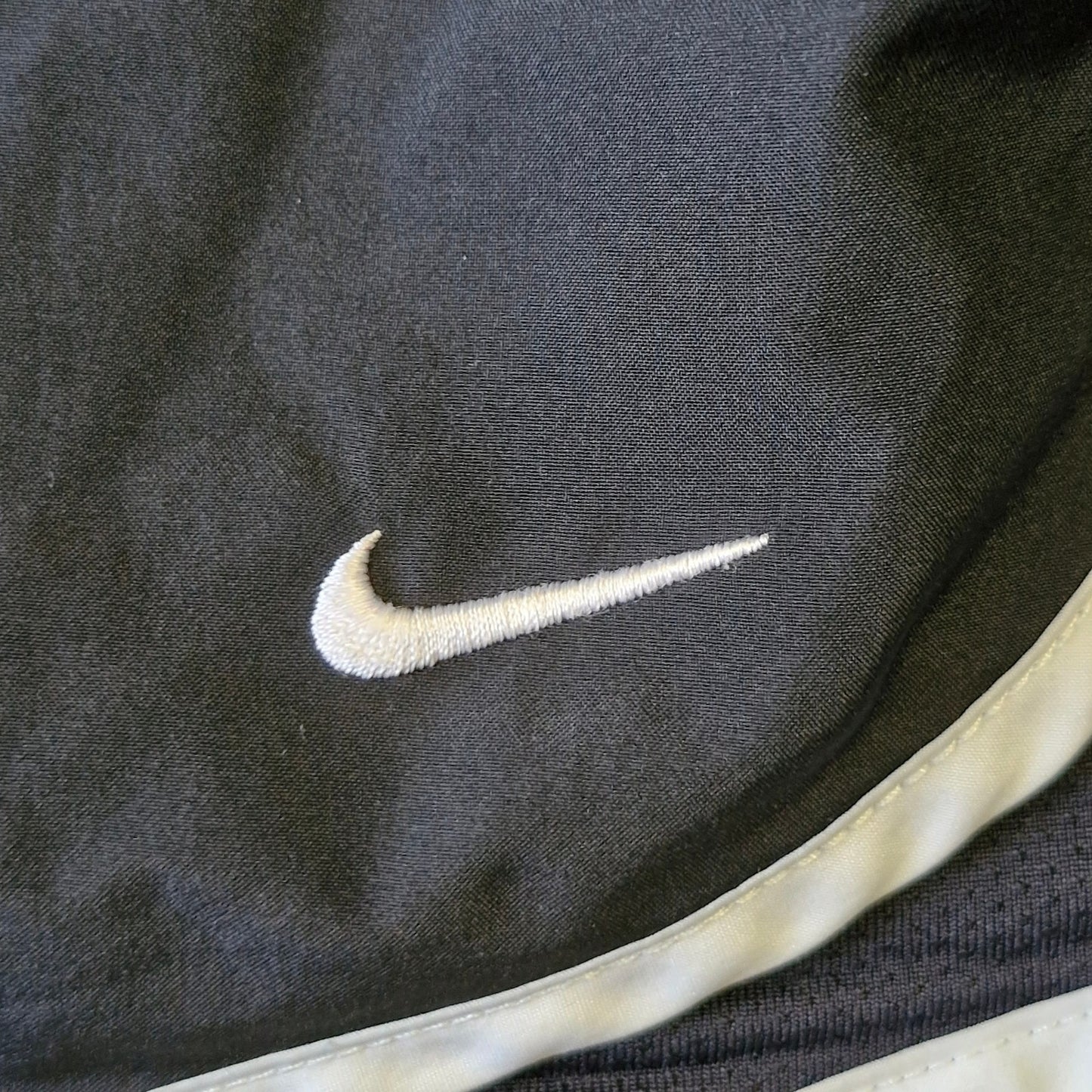 Nike Dri‑FIT Tempo Womens XS Black/White Lined Running Shorts Athletic