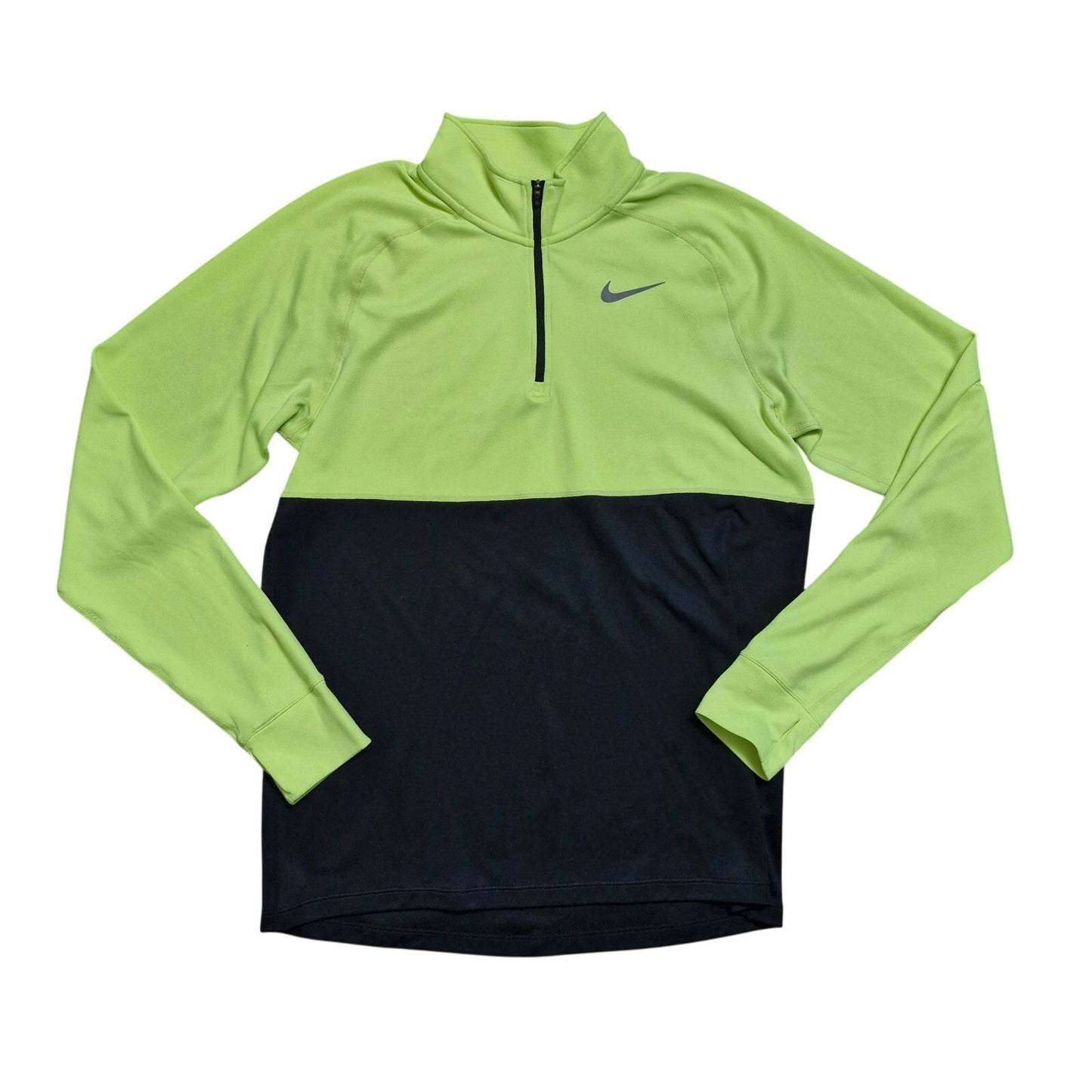 Nike Dri-FIT Racer Quarter-Zip Pullover Men’s Size LARGE Thumb Slits
