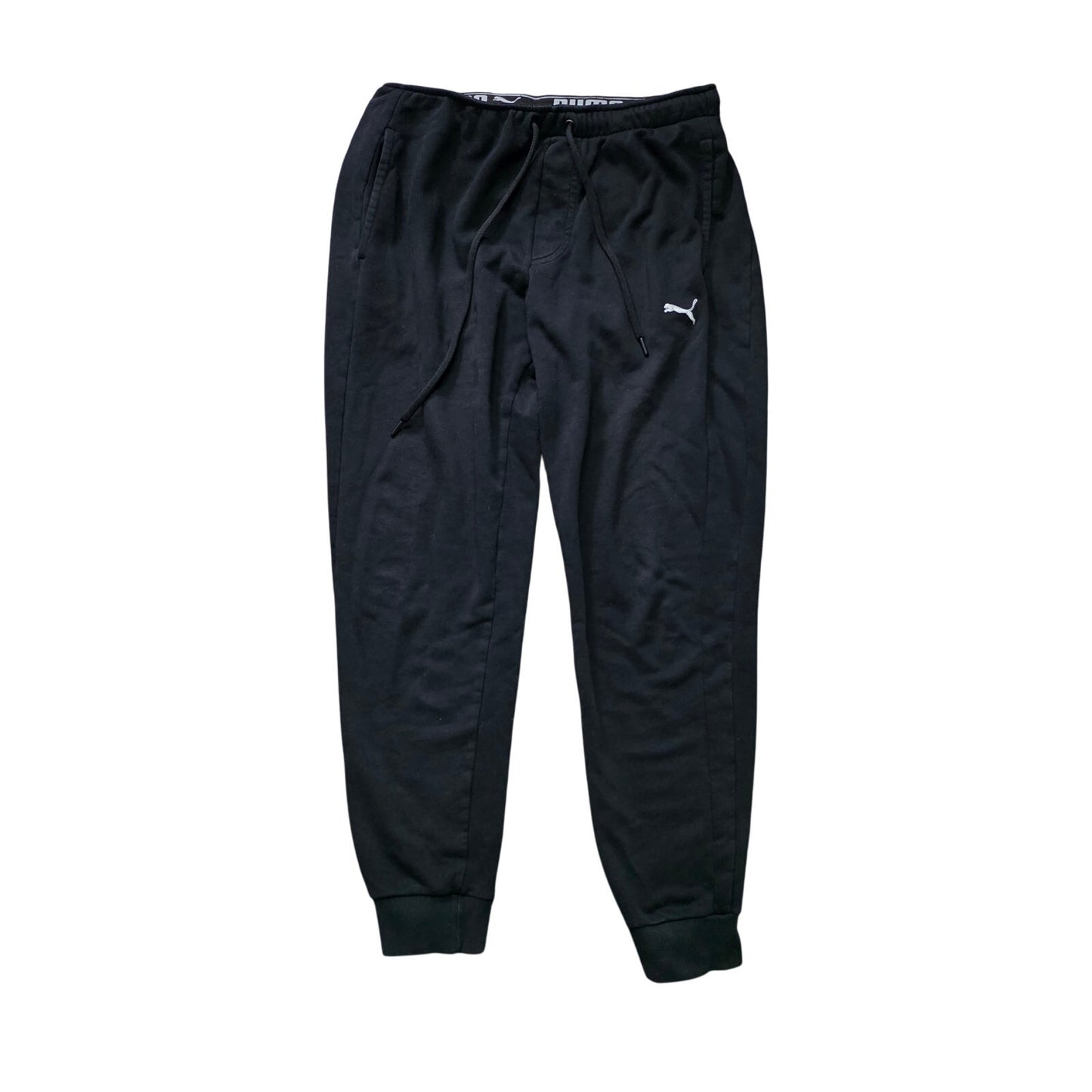 Puma Black Joggers Sweatpants Men’s L Track Athletic