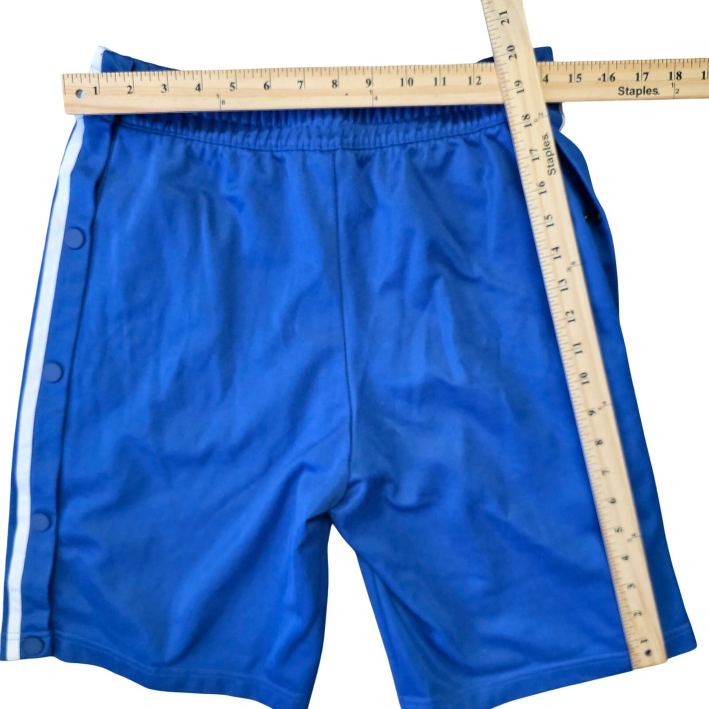 Adidas Snap Shorts Men’s Medium Blue Athletic