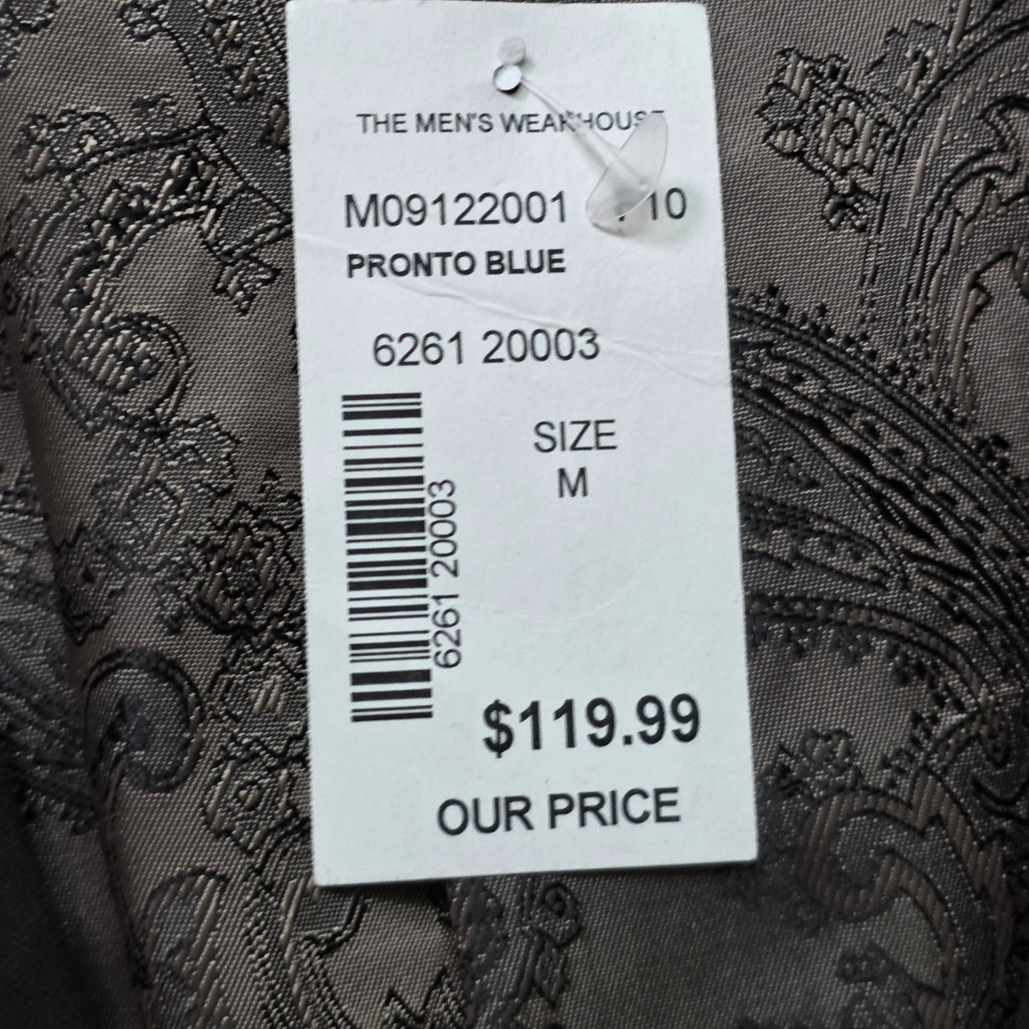 Pronto Uomo NWT Blue Sport Jacket Blazer Men’s M Vented