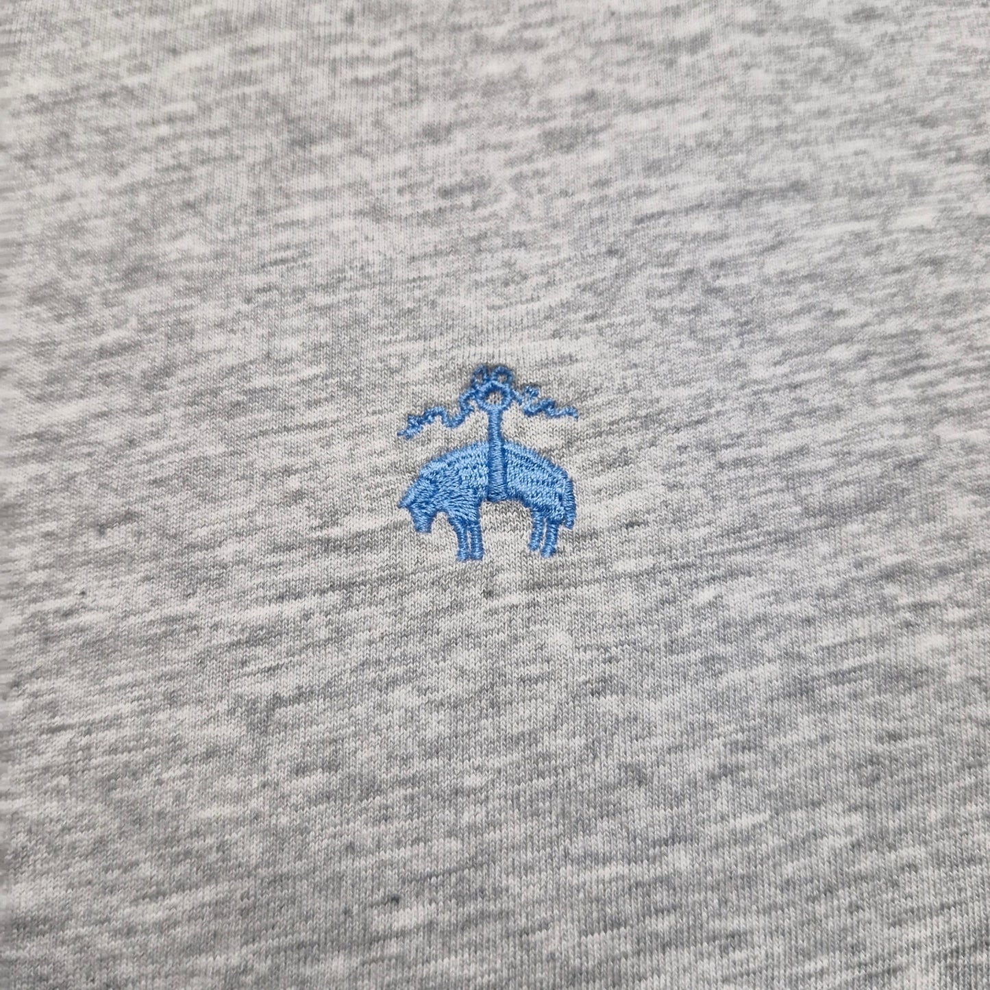Brooks Brothers Supima Cotton T-Shirt XXL Gray Logo Tee Casual Soft Classic