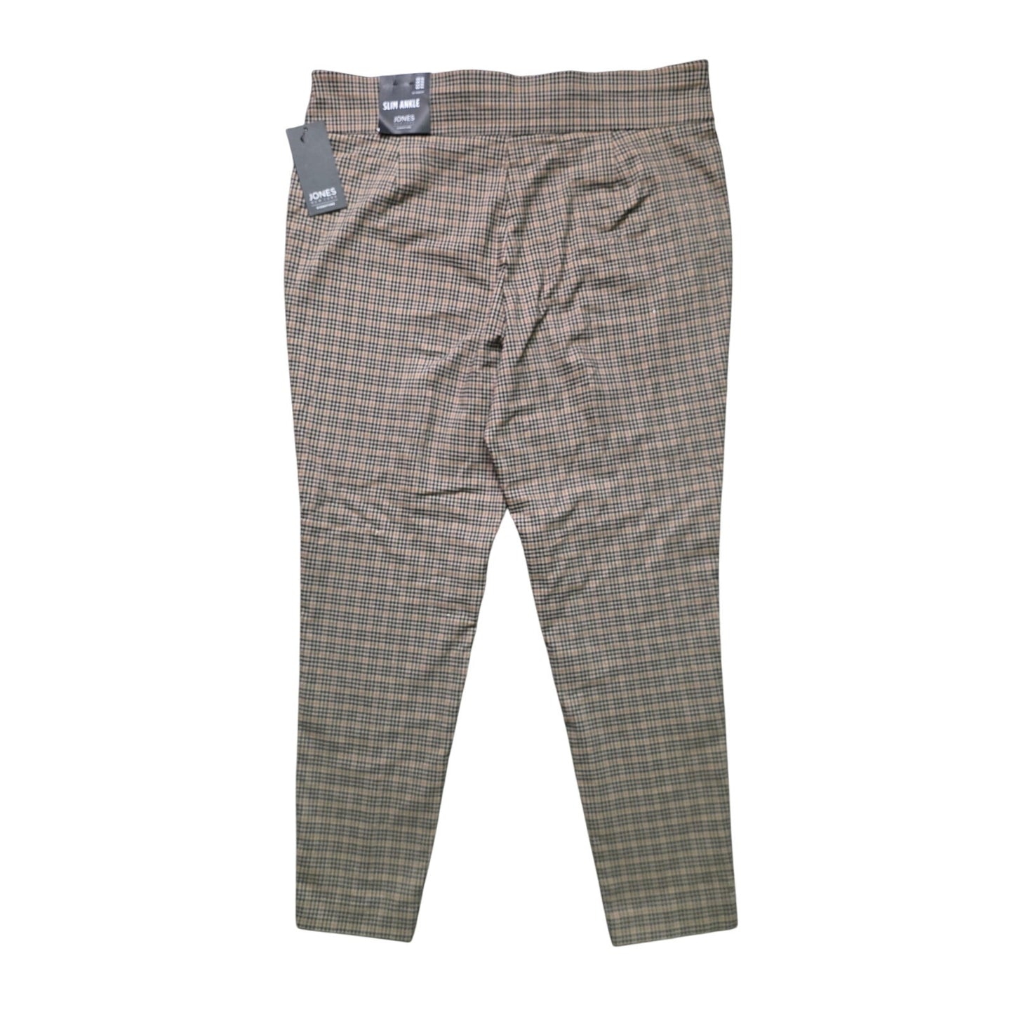 Jones New York Slim Ankle Pants Women’s XL Tan Combo NWT