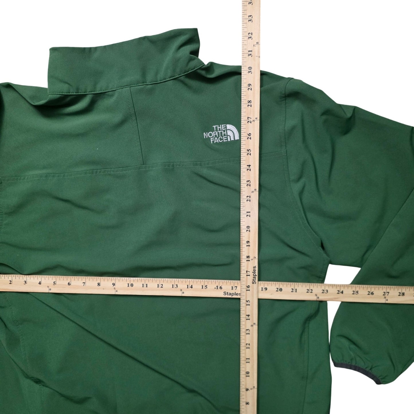 The North Face 100 Glacier 1/4 Zip Fleece Sweatshirt Men’s XL Green