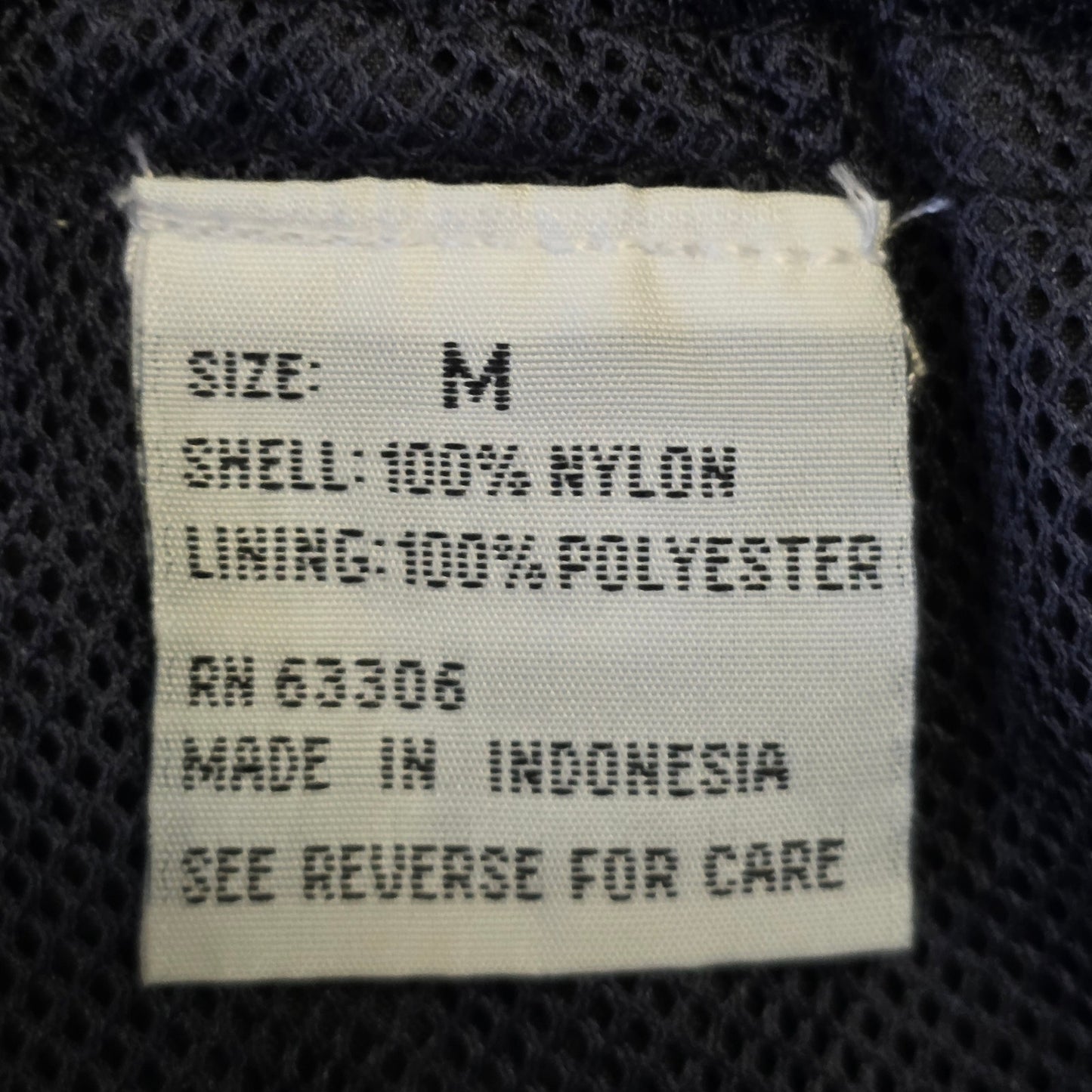 Wilson Track Pants Mens M Black Nylon Lined Warm Up Joggers