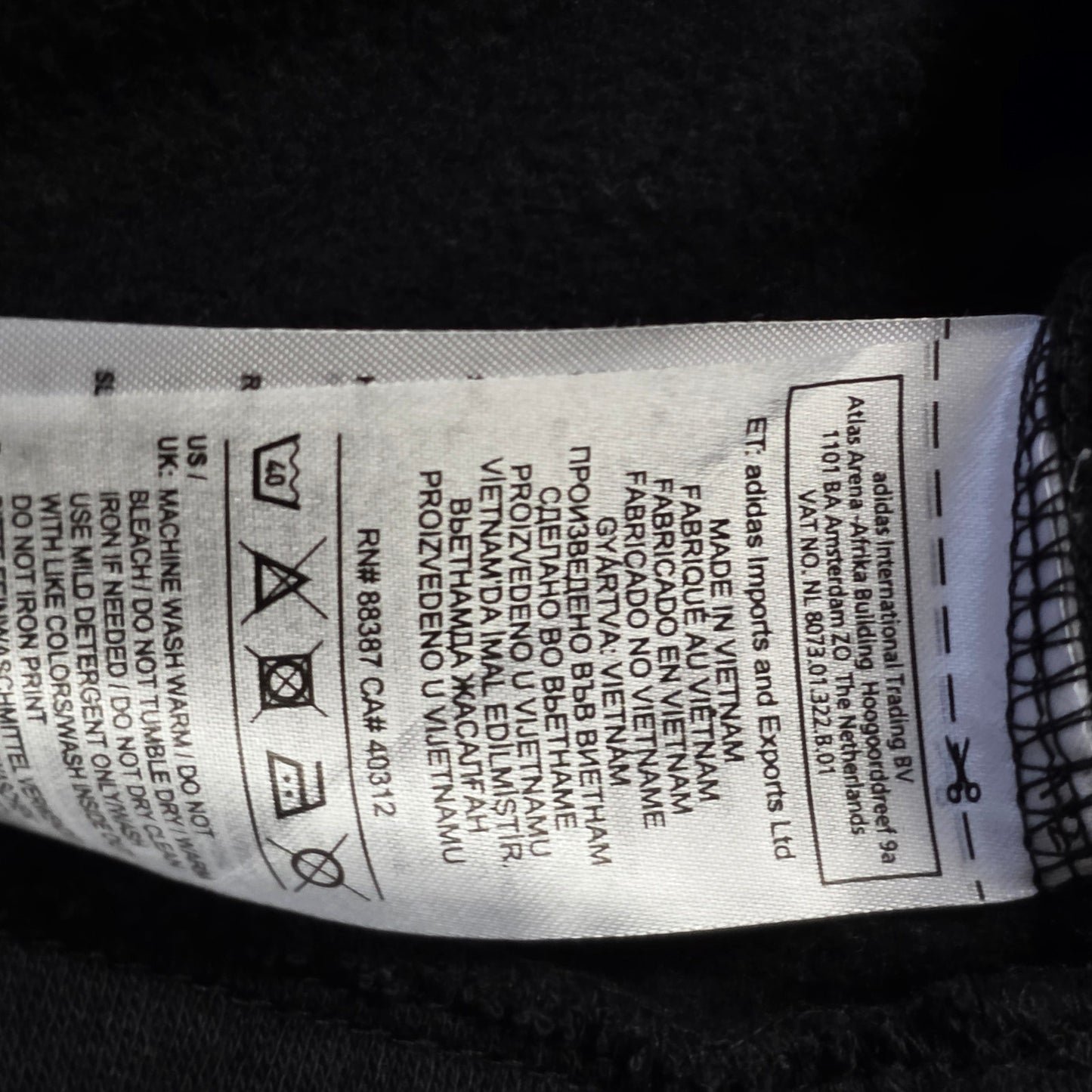 Adidas Pullover Sweatshirt Women’s XS Black White 3-Stripes Logo