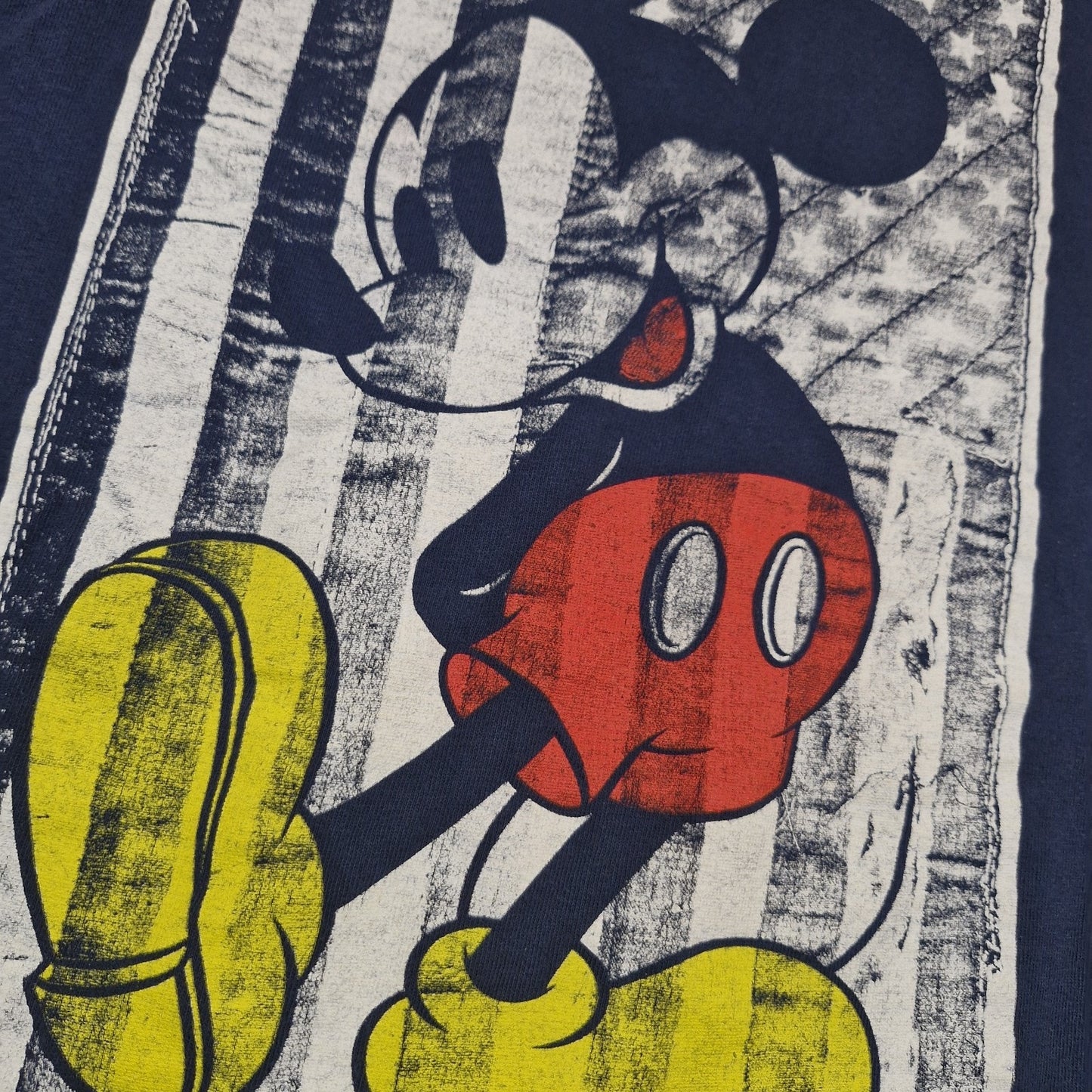 Disney Mickey Mouse American Flag USA Size Large