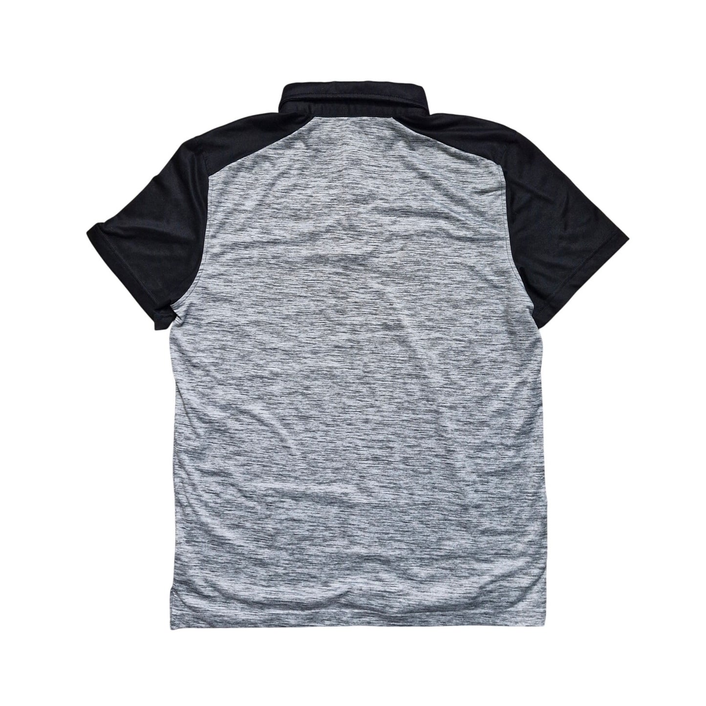 Majestic SF Giants Polo Shirt Men’s Large Gray Black Short Sleeve