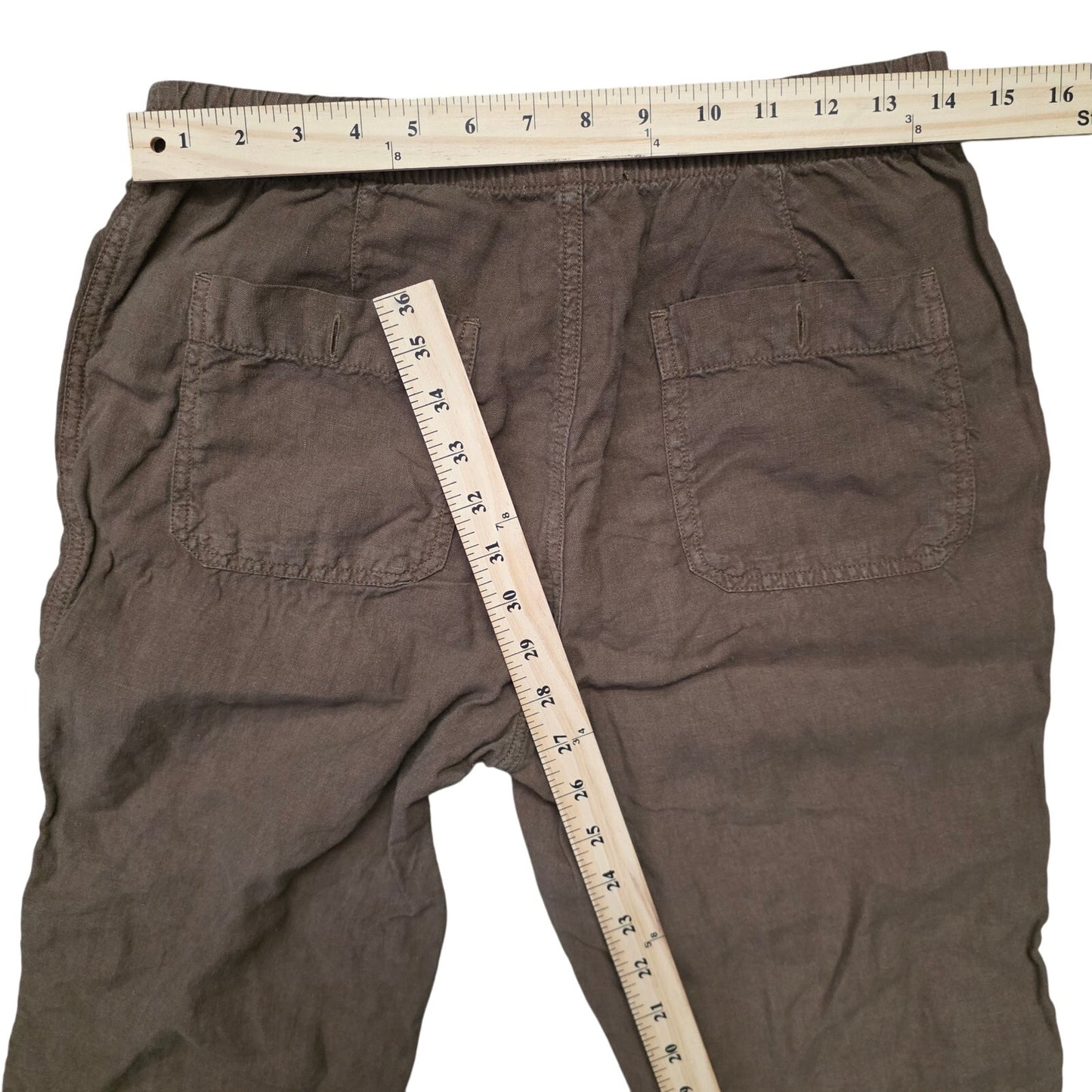 Todd Snyder Italian Linen Pants Men XS Brown Lightweight Casual