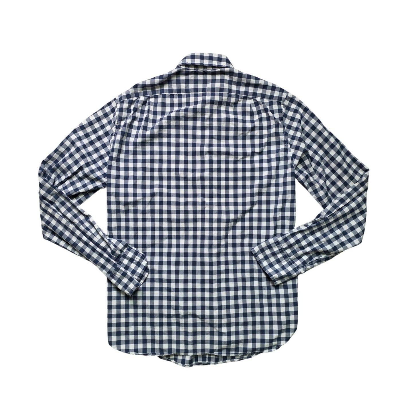 J. Crew Slim Fit Button-Down Shirt Men’s Small Blue Gingham Check