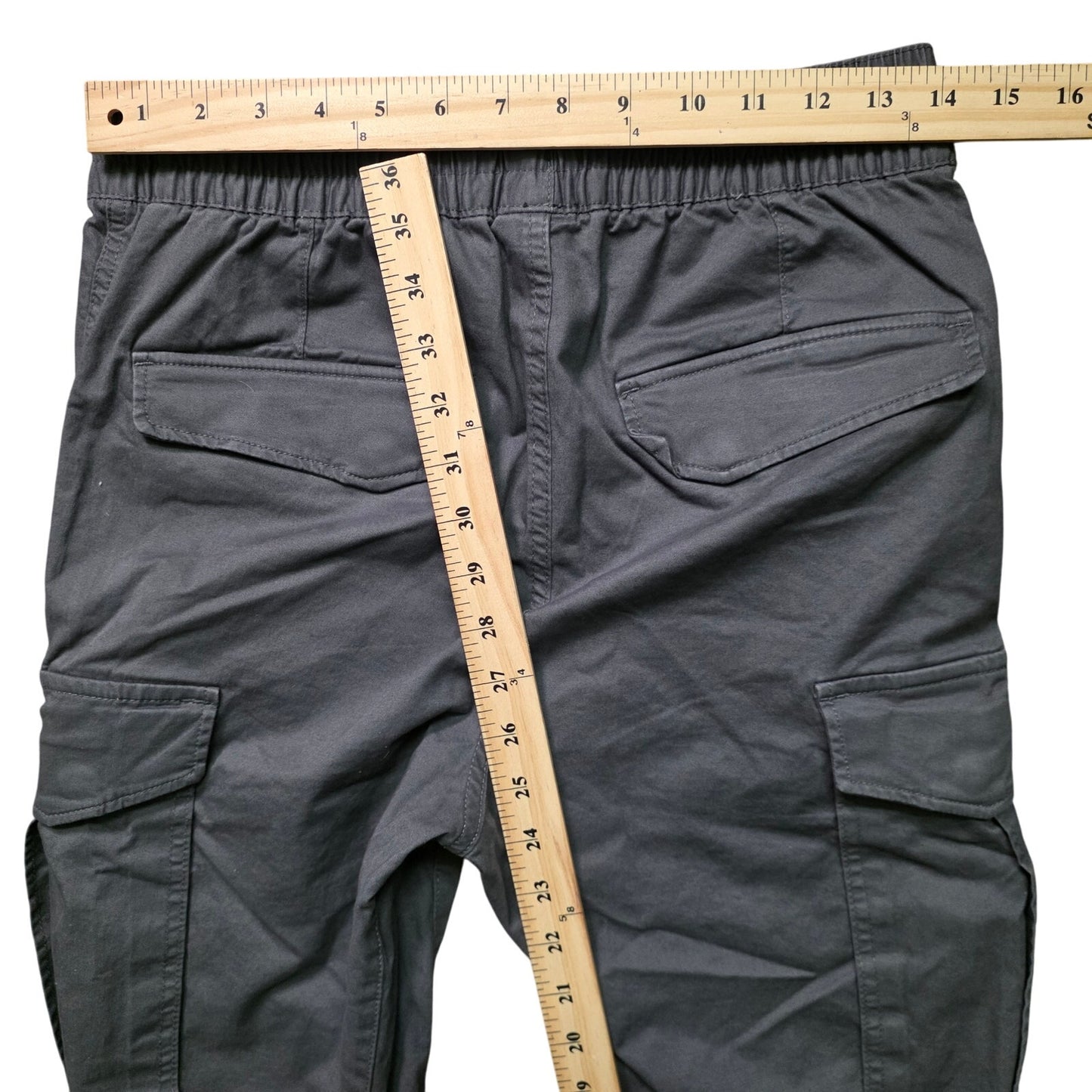 H&M Slim Fit Cargo Joggers Men’s XS Dark Grey
