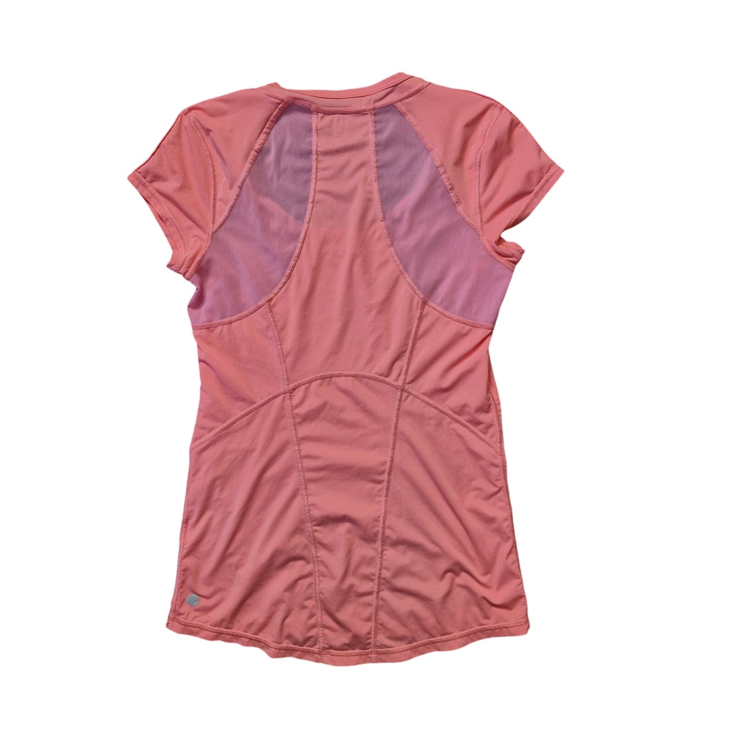 Zella Ruched Active Tee Women’s Size XS Pink Fitted Short Sleeve Top
