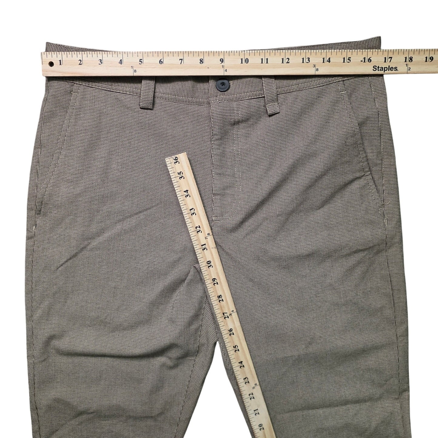 Zara Trousers Men’s 32 Beige Slim Fit Casual Dress Pants