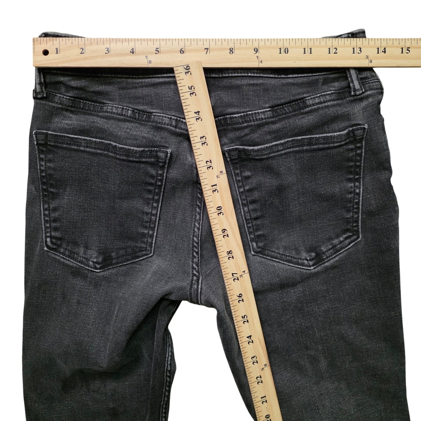Old Navy Slim Jeans Men’s 29x30 Gray Denim Casual Stretch