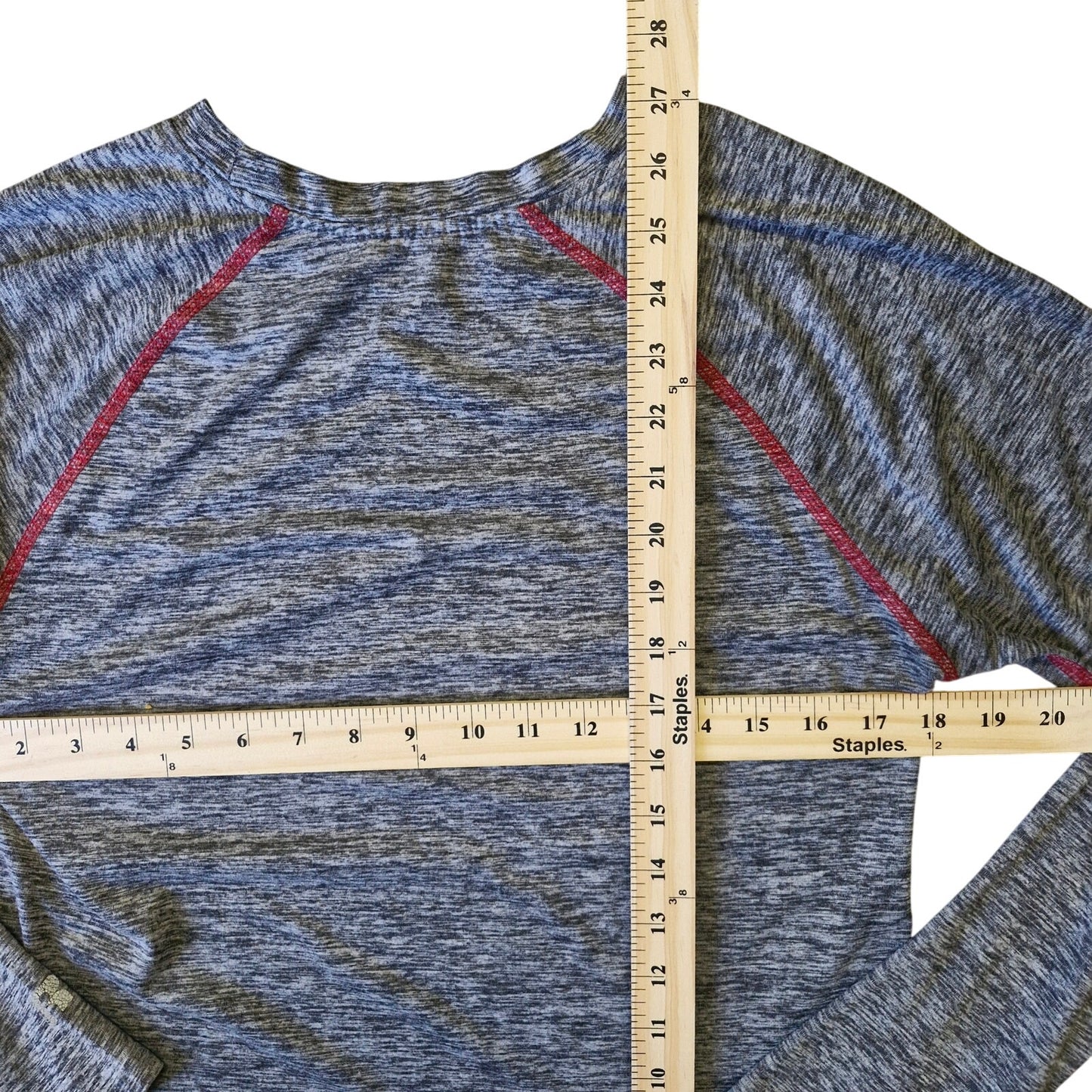 Russell Athletic Dri‑Power 360 Long Sleeve Crew Neck Shirt Men’s Medium Gray