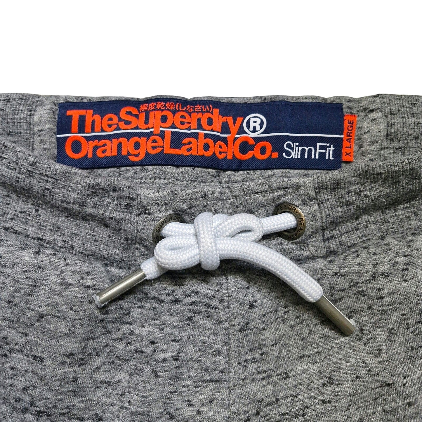 Superdry Men’s Grey Slim Fit Joggers Size XL Track Pants Style 6971954