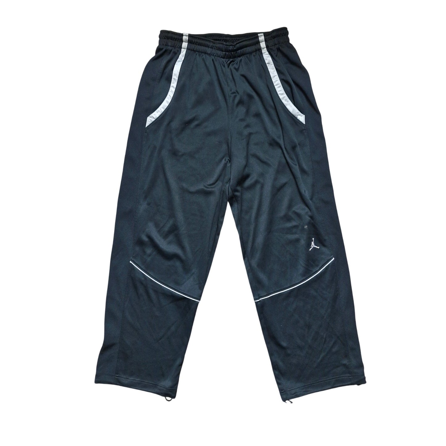 Jordan Vintage Sweatpants XL Black Drawstring Hem Retro Style