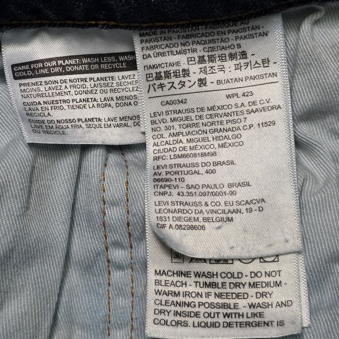 Levi’s Skinny Taper Jeans Men’s 32x32 Denim Blue